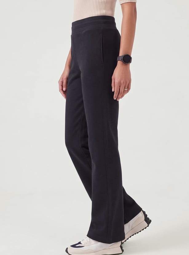 Women Solid Sports Track Pants