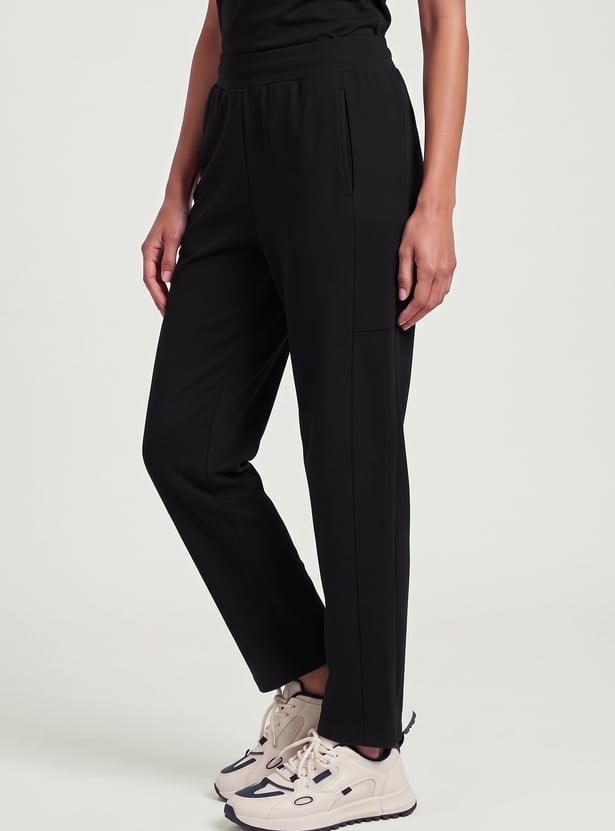 Women Wide-Leg Sports Track Pants