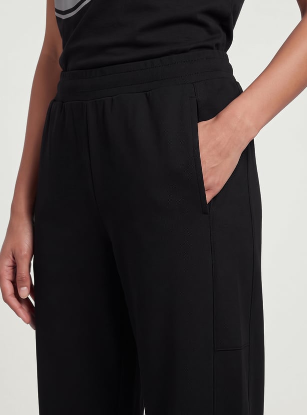 Women Wide-Leg Sports Track Pants