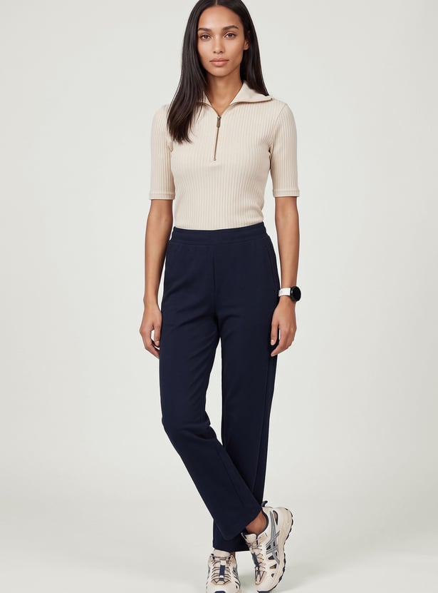 Women Wide-Leg Sports Track Pants