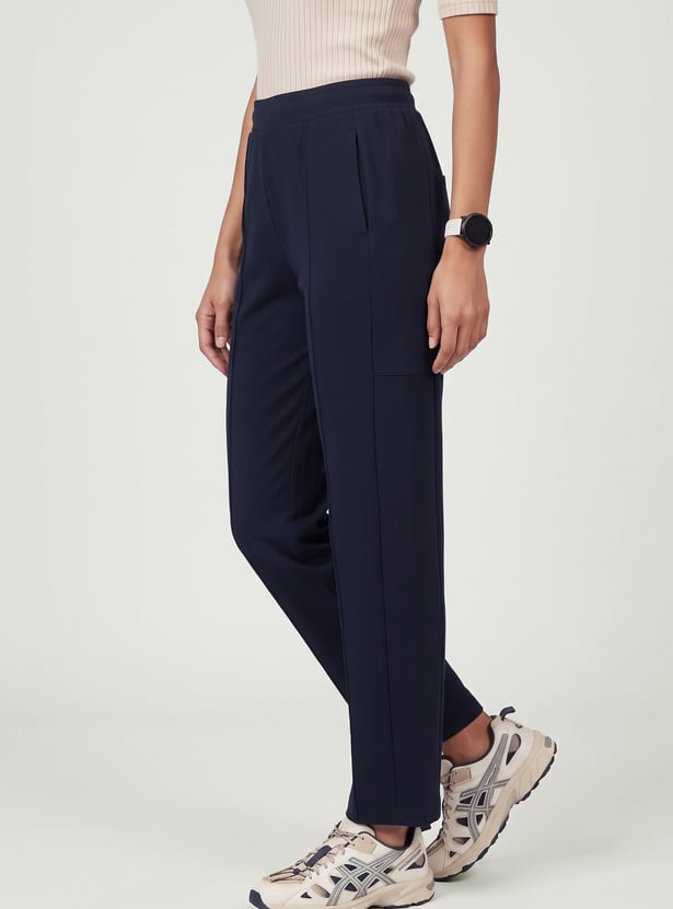Women Wide-Leg Sports Track Pants