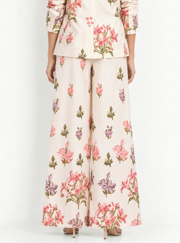 Women Floral Print Harem Pants