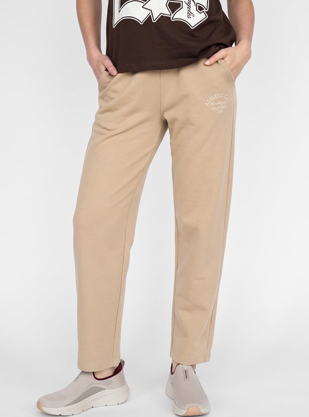 Women Sports Solid Track Pants