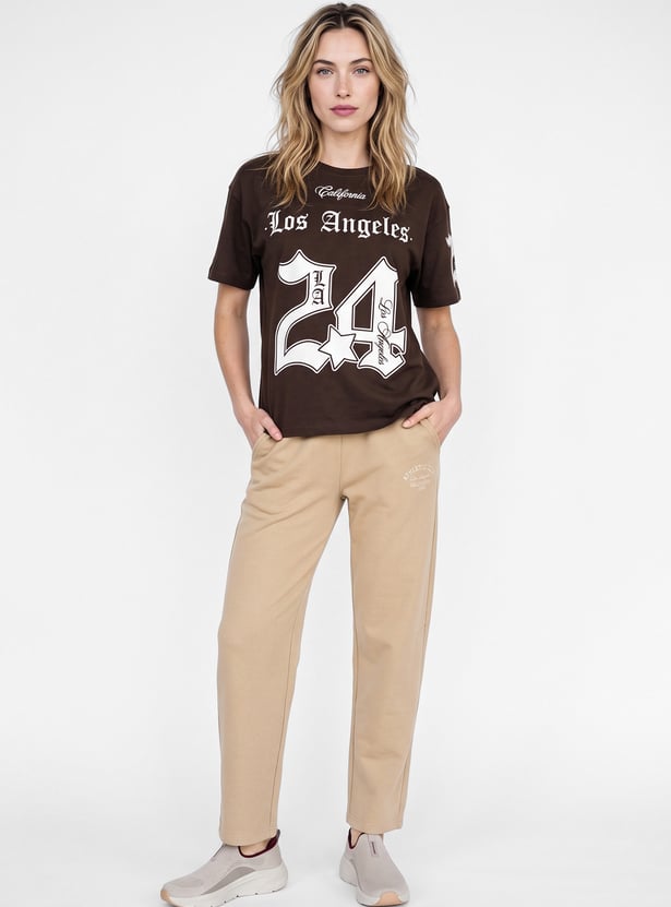 Women Sports Solid Track Pants