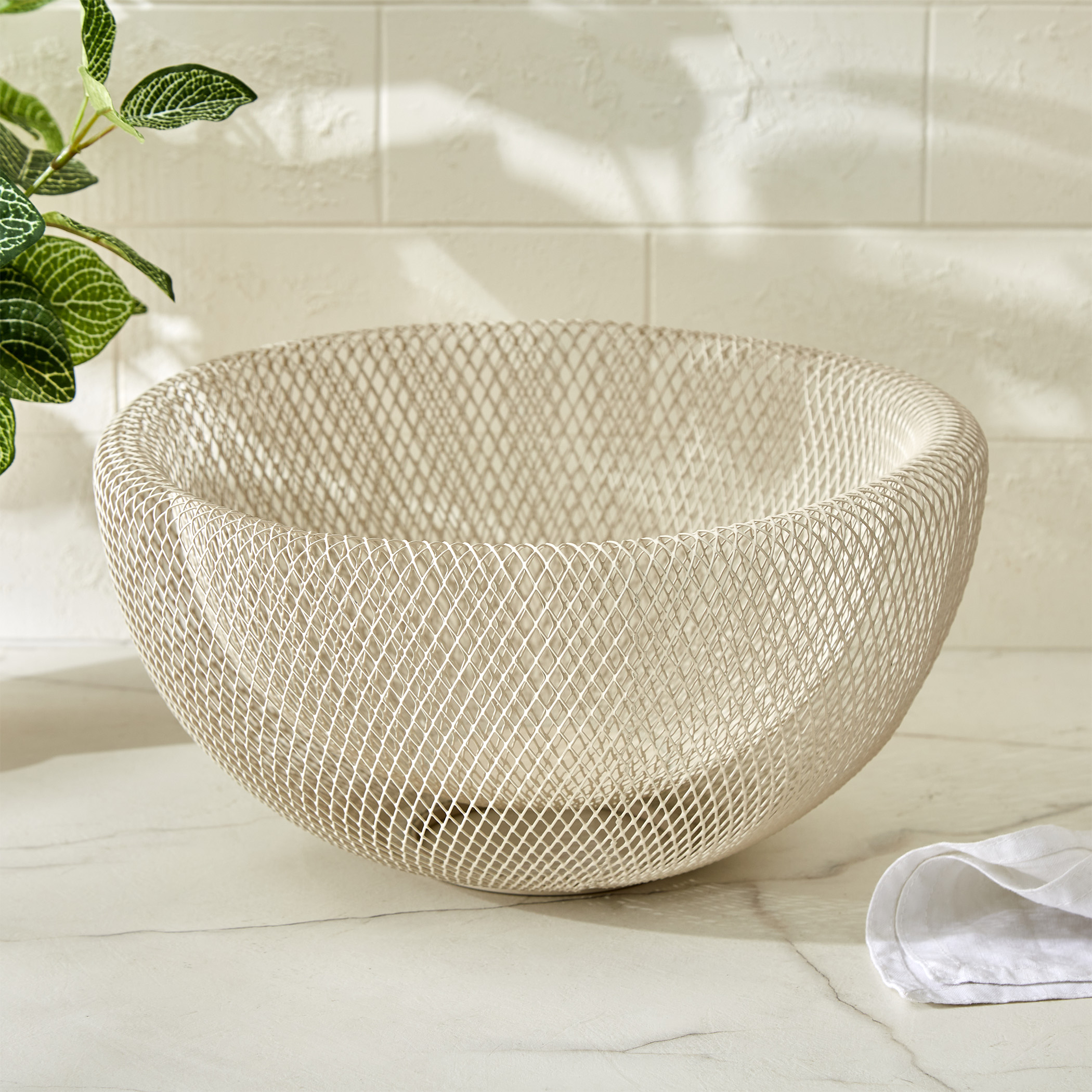 3-Tier Fruit Basket For Kitchen Counter - Detachable Metal Fruit Bowl Holder For Countertops, Tables, And Organizing