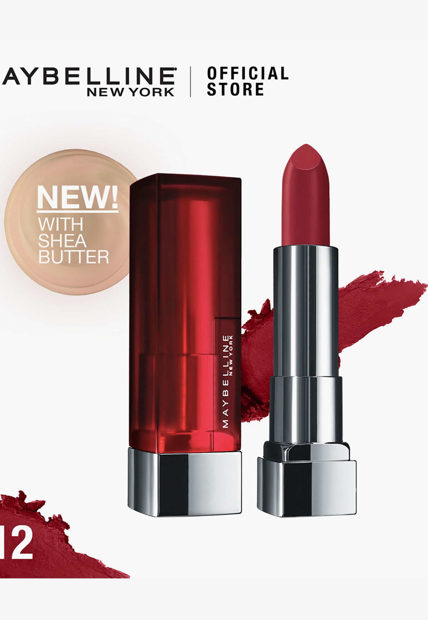 MAYBELLINE NEW YORK Color Sensational Creamy Matte Lipstick - 612 Cherry Chic - 3.9g-image-39