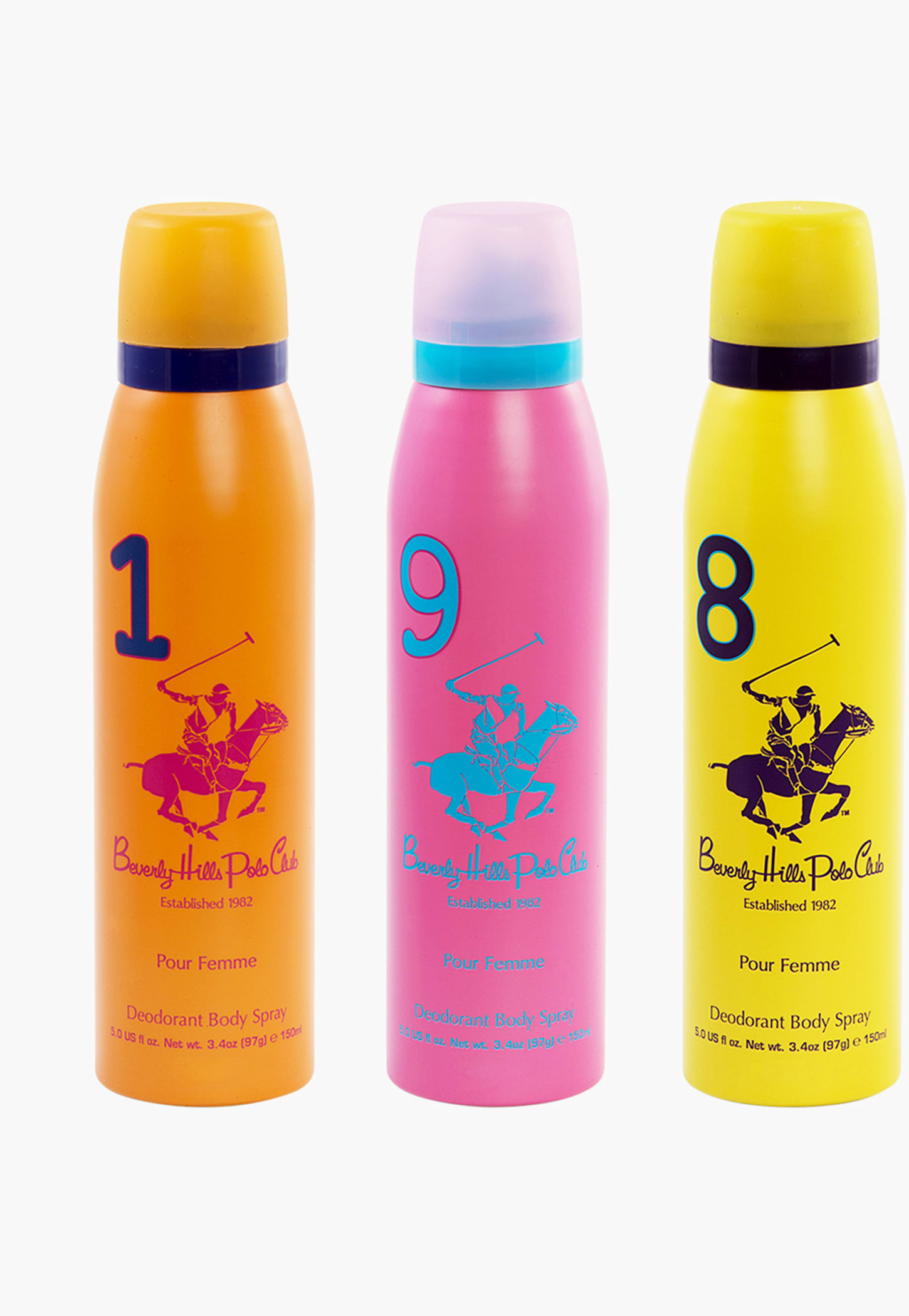BEVERLY HILLS POLO CLUB Deodorant Spray - 150ml - Pack of 3-image-23