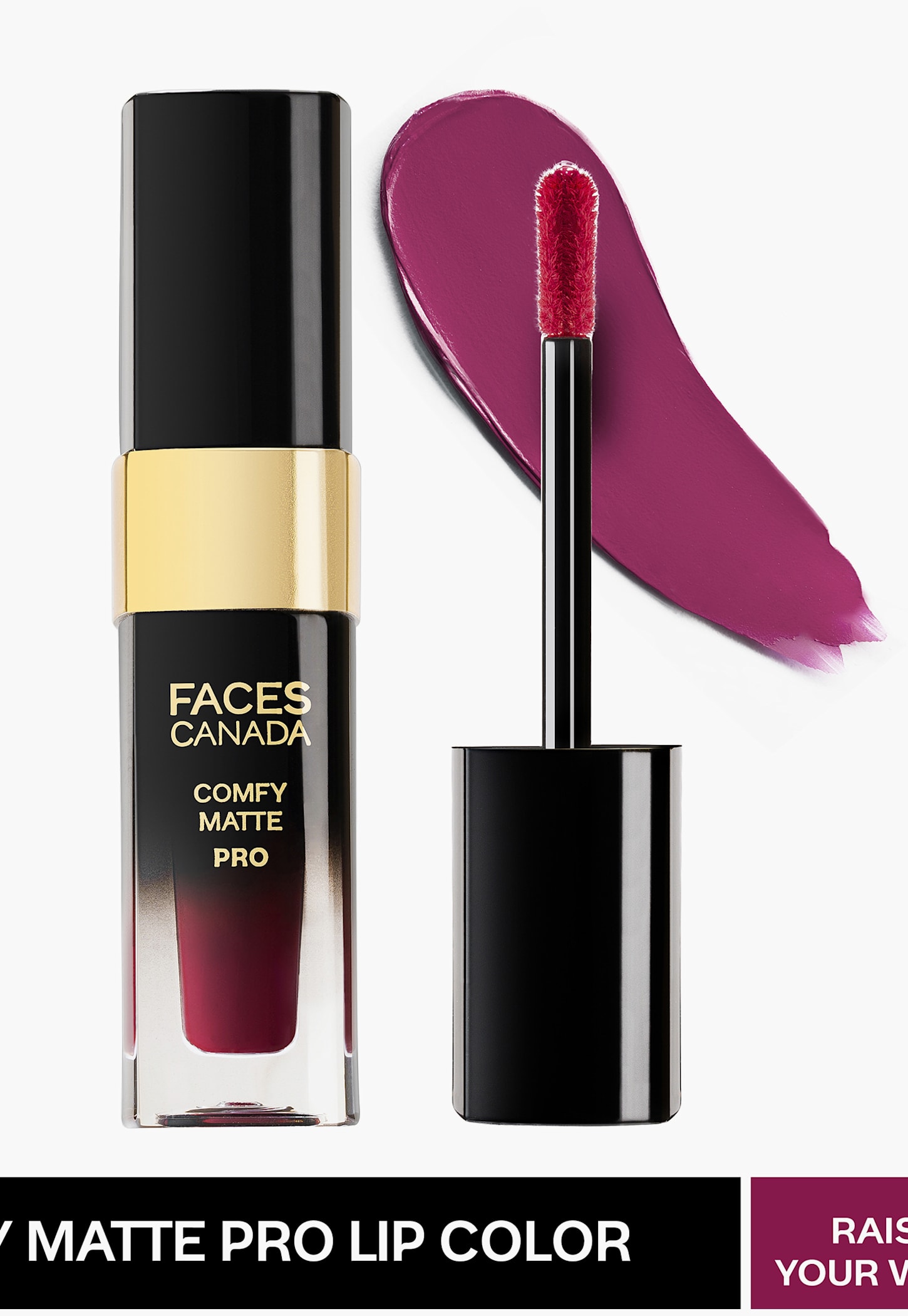 FACES CANADA Comfy Matte Pro Liquid Lipstick - Raise Your Wine - 03 - 5.5ml-picture-16