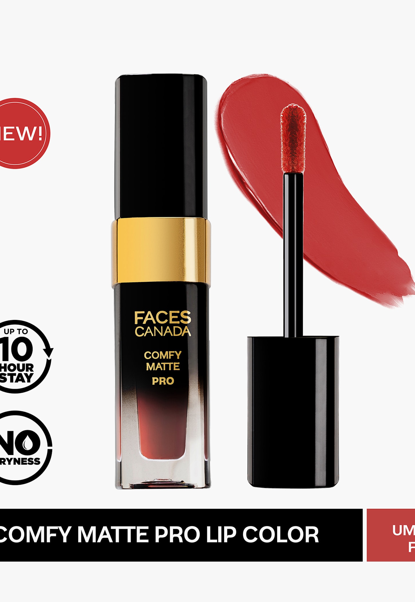 FACES CANADA Comfy Matte Pro Lip Color Umber Fix 10 - 5.5ml-image-48