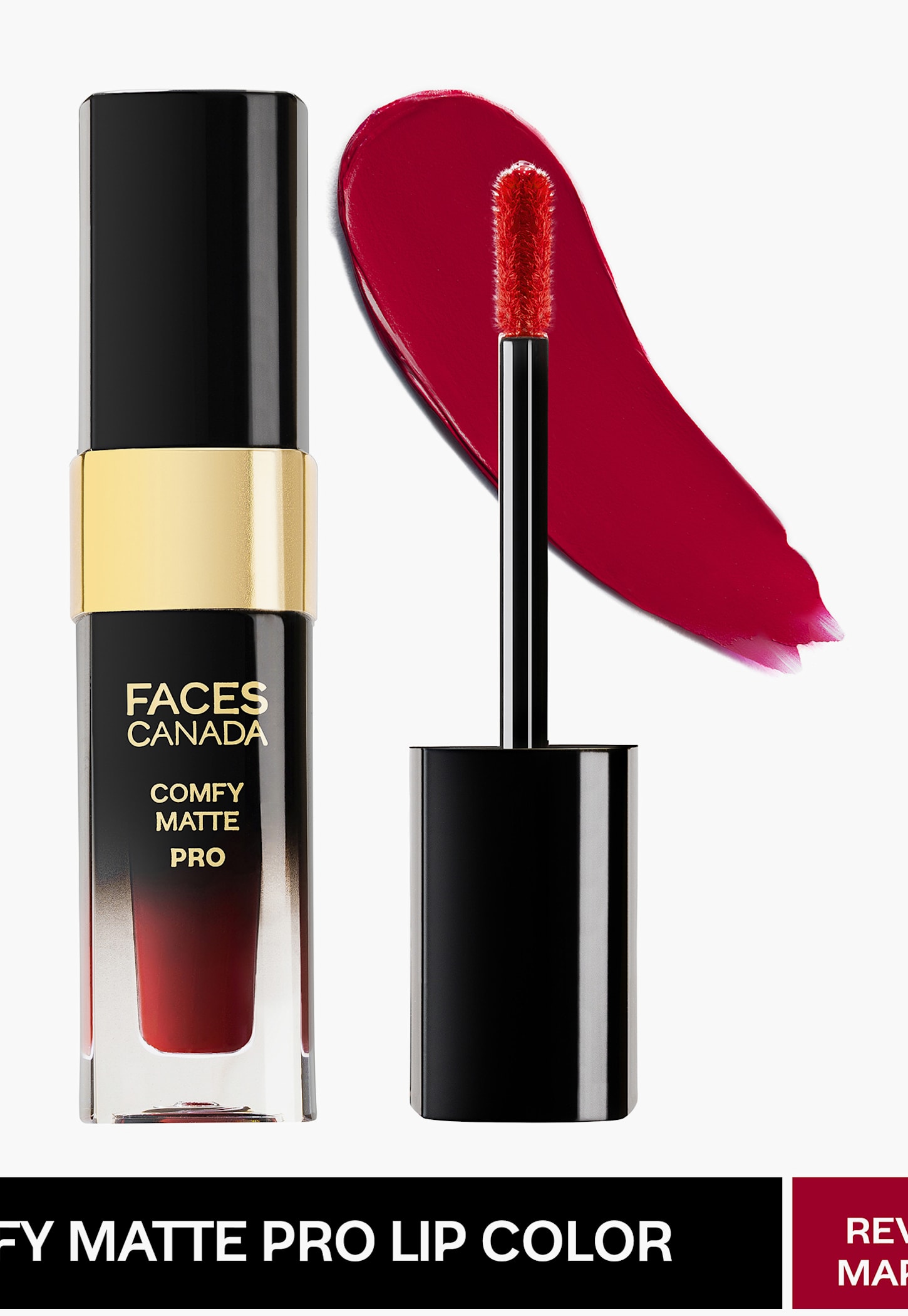 FACES CANADA Comfy Matte Pro Liquid Lipstick - Revival Maroon - 14 - 5.5ml-picture-55