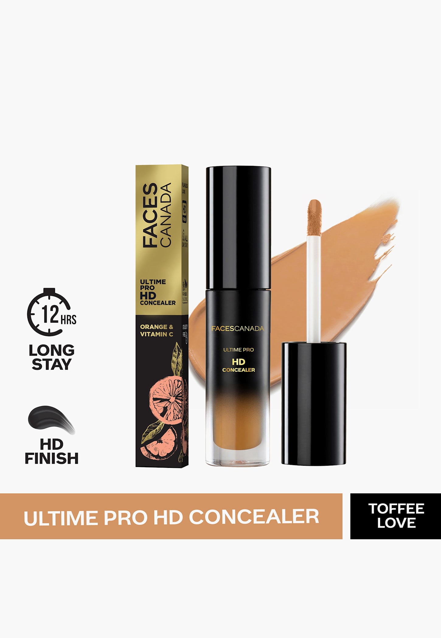 FACES CANADA Ultime Pro HD Cover Up Concealer - Toffee Love 04 - 4.5ml-image-49