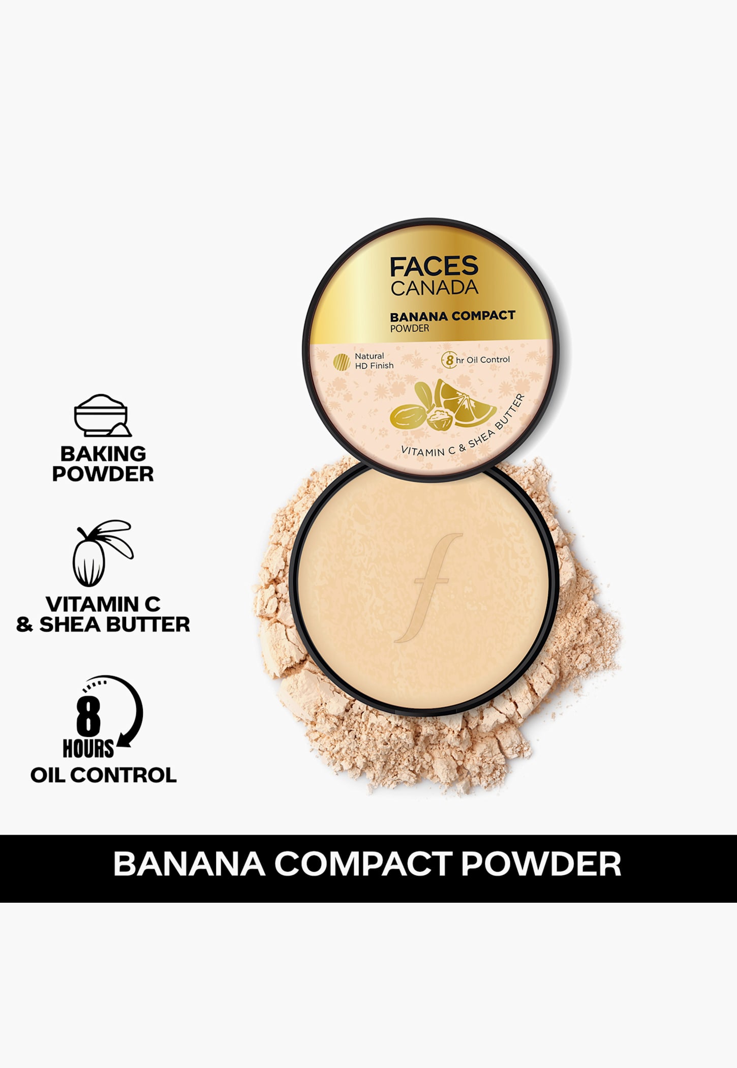 FACES CANADA Banana Compact Powder - 9gm-picture-16