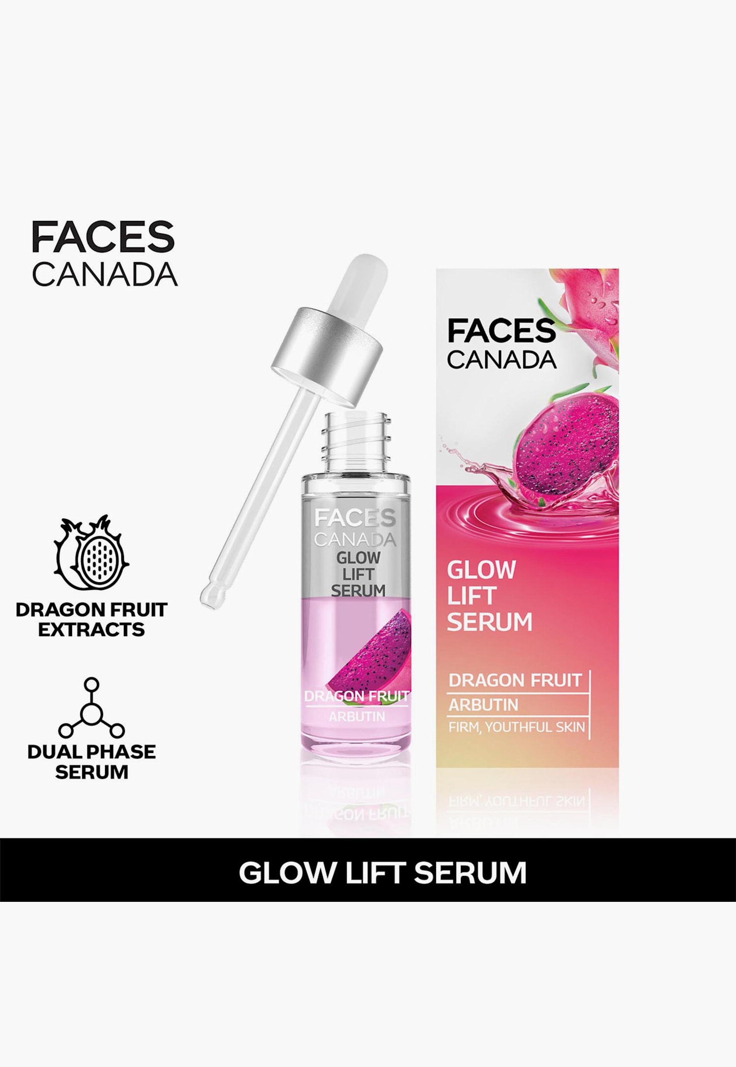 FACES CANADA Glow Lift Serum -Dragon Fruit - 27ml-image-4