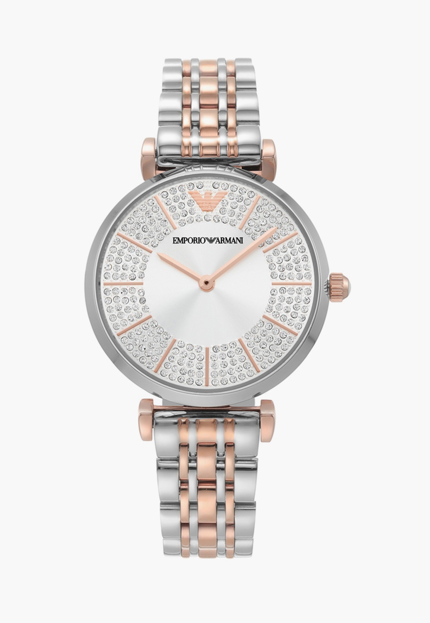 EMPORIO ARMANI Women Embellished Analog Watch with Metal Strap - AR11537I-picture-34
