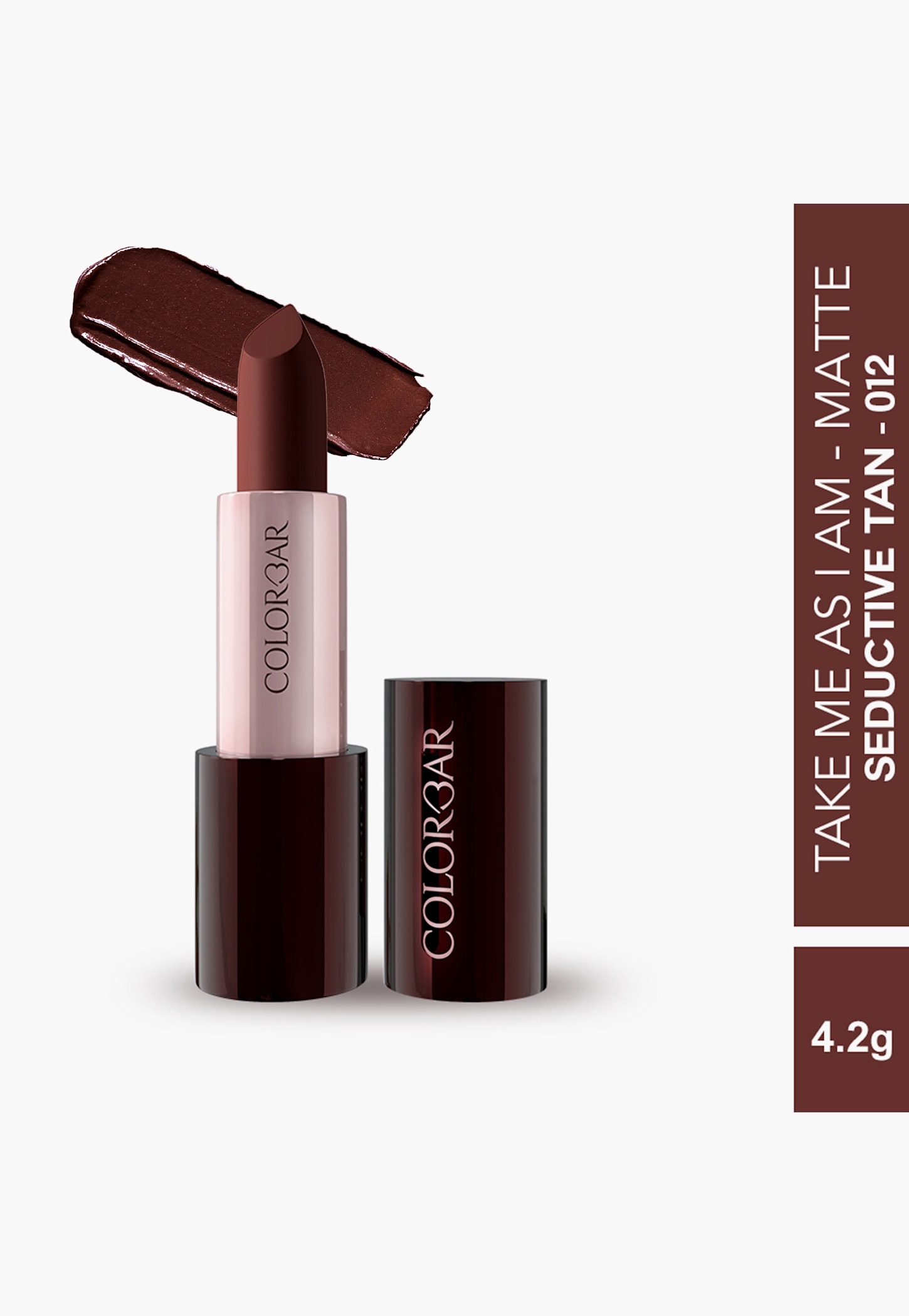 COLORBAR Take Me As I Am Vegan Matte Lipstick - Seductive Tan 012 - 4.2g-picture-33