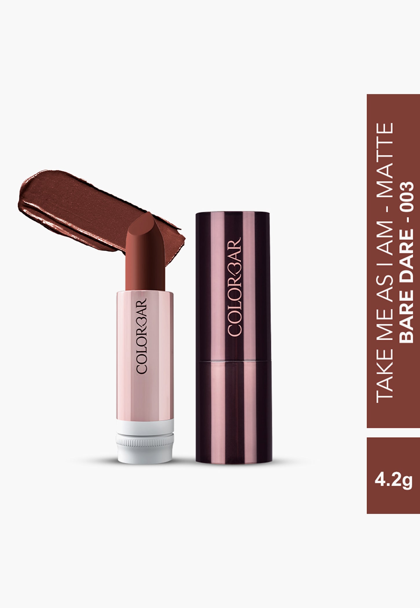 COLORBAR Take Me as I Am Vegan Matte Lipstick Refill - Bare Dare 003 - 4.2g-image-19