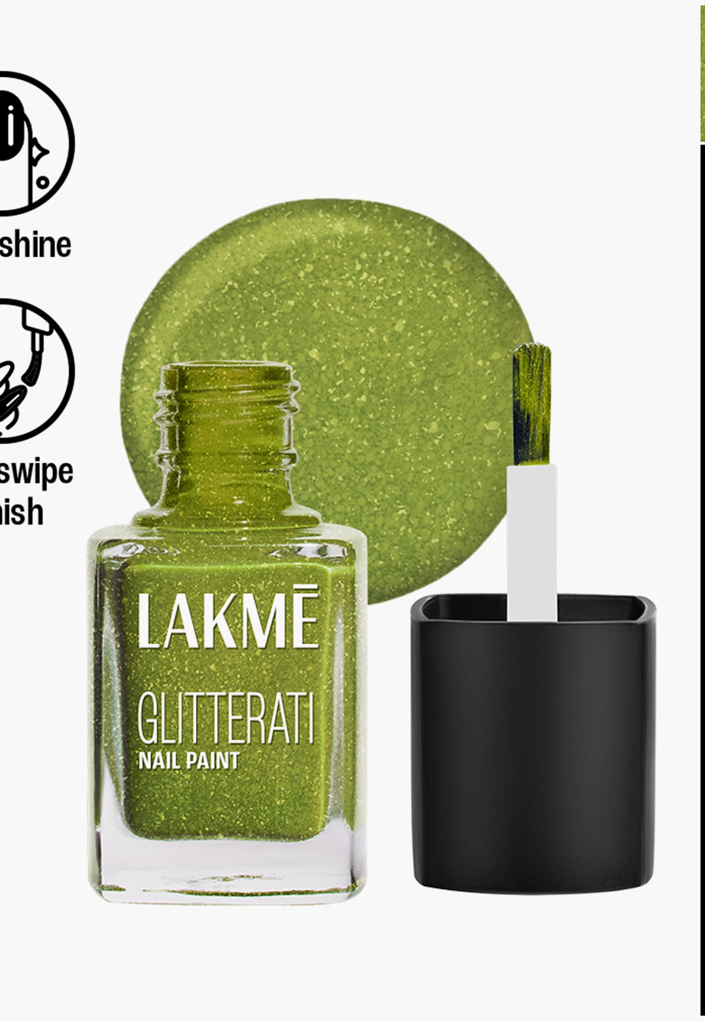 LAKME Absolute Glitterati Gel Nail Polish - Tinkerbell - 12ml-picture-28