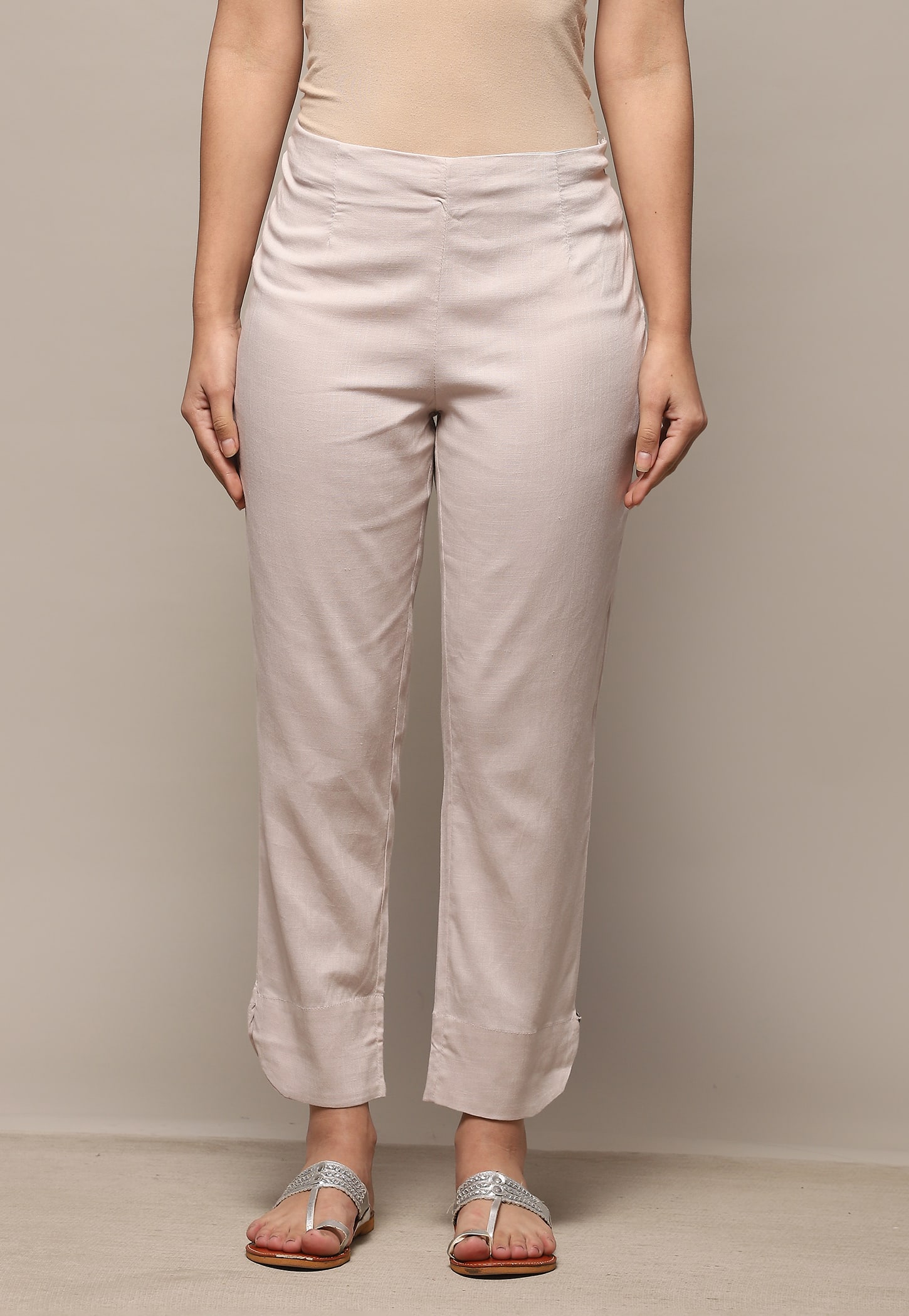 BIBA Women Solid Straight Pants-picture-31