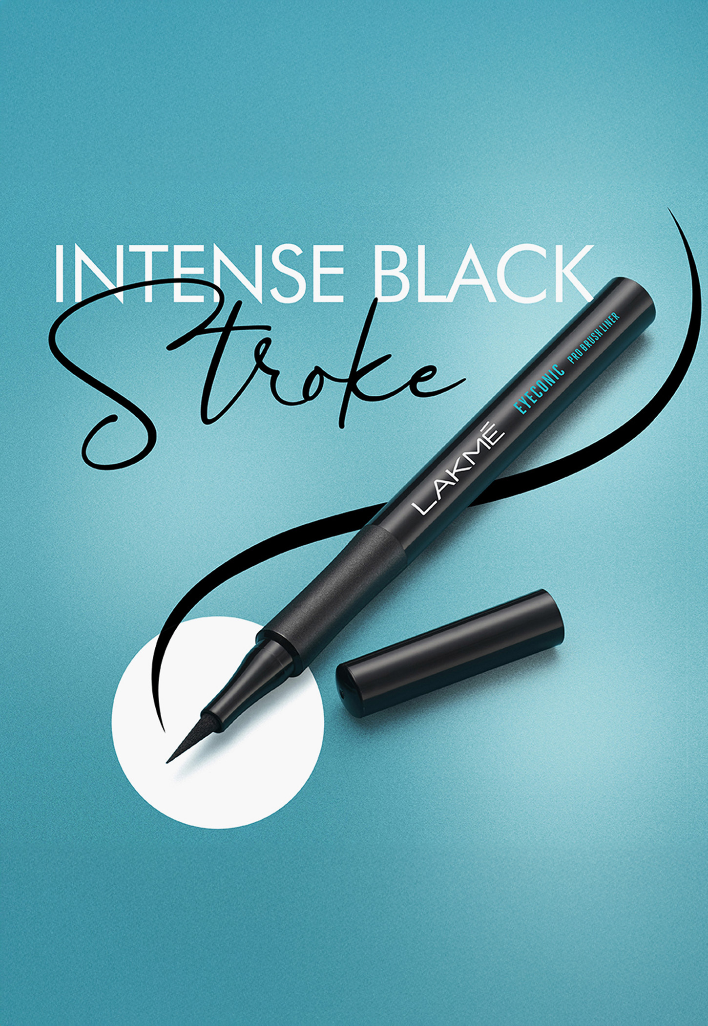 LAKME Eyeconic Pro Brush Liner - Black - 1.2ml-image-9