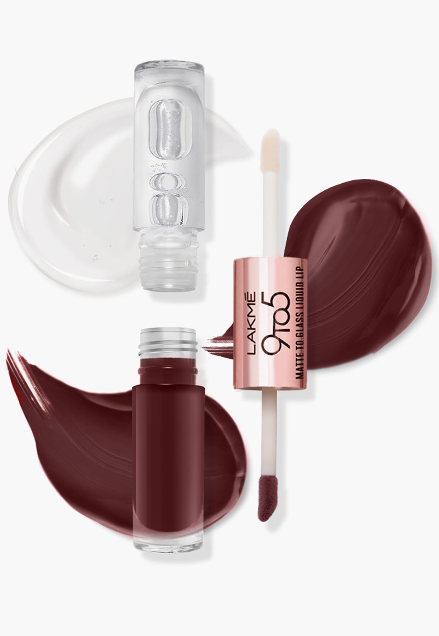 LAKME 9 to 5 Matte to Glass Liquid Lip - Nut Roast - 7.6ml-picture-53