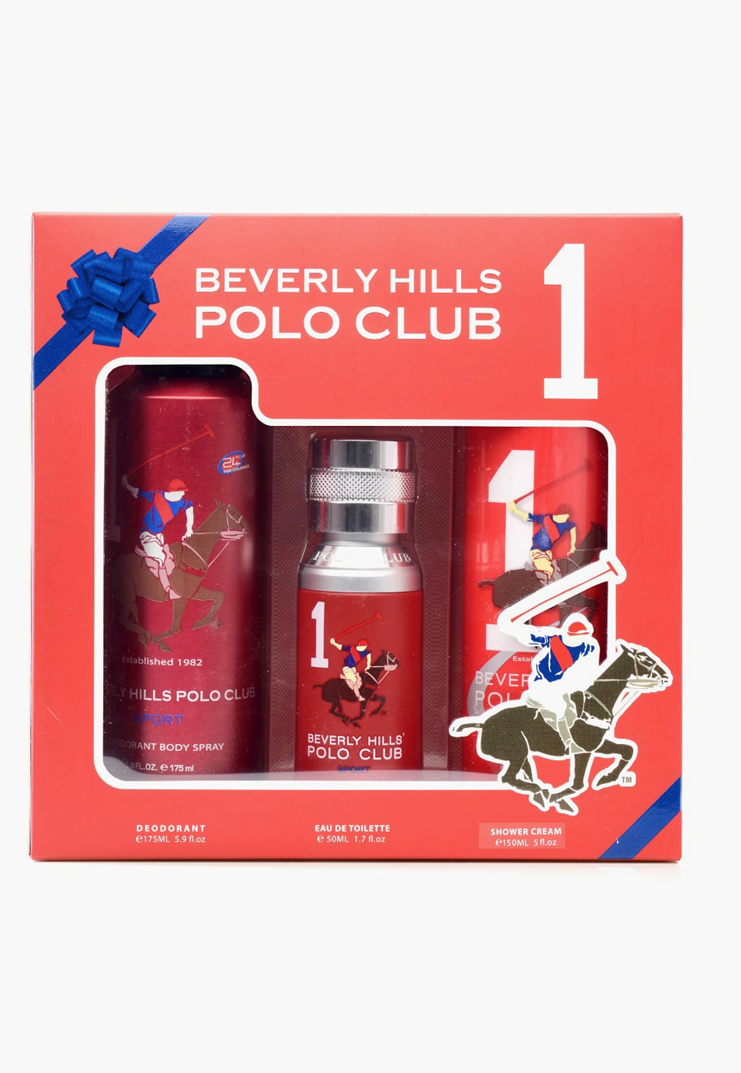 BEVERLY HILLS POLO CLUB Masstige Gift Pack - Deo EDT & Shower Cream-picture-42