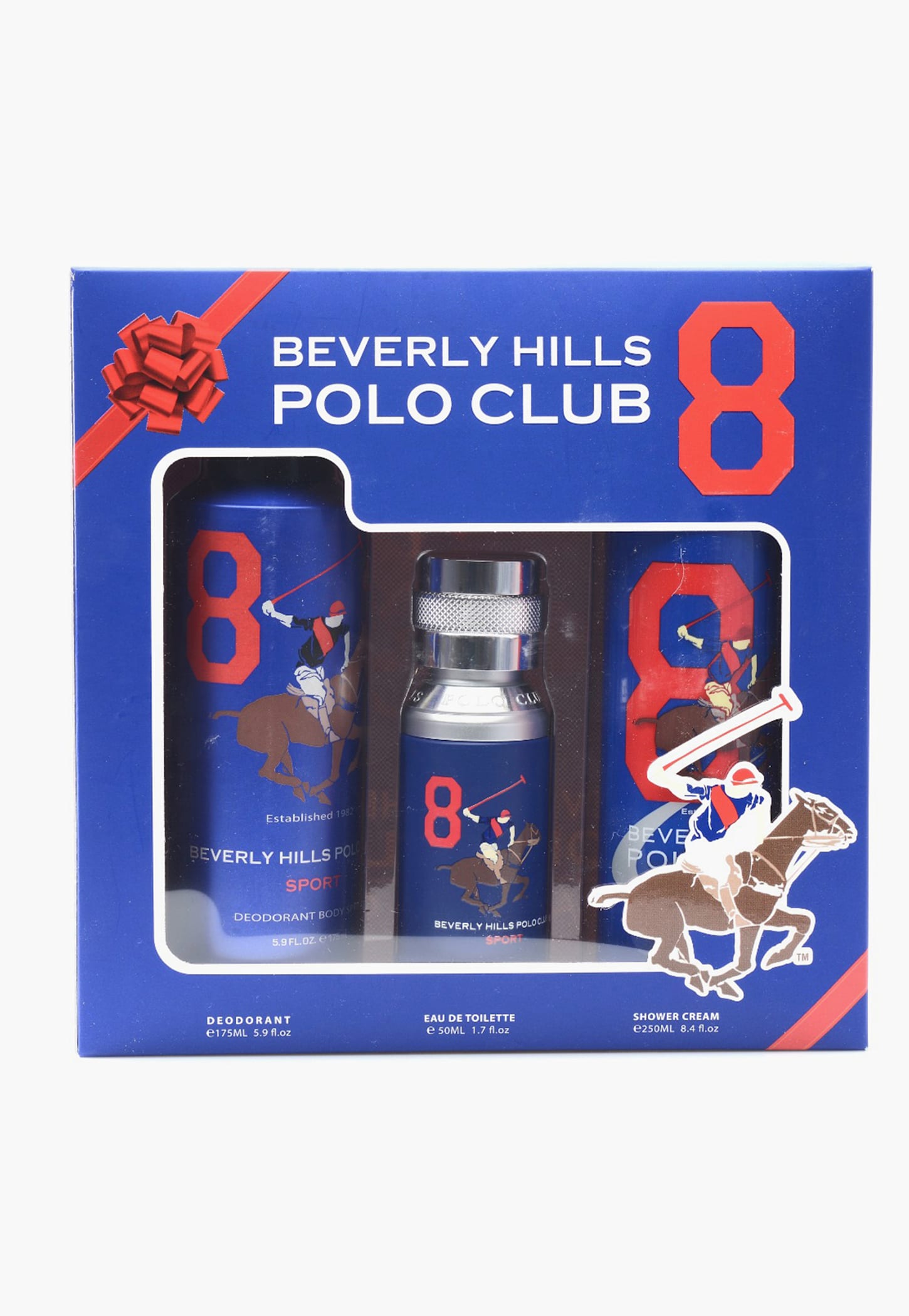 BEVERLY HILLS POLO CLUB Masstige Gift Pack - Deo EDT & Shower Cream-picture-24