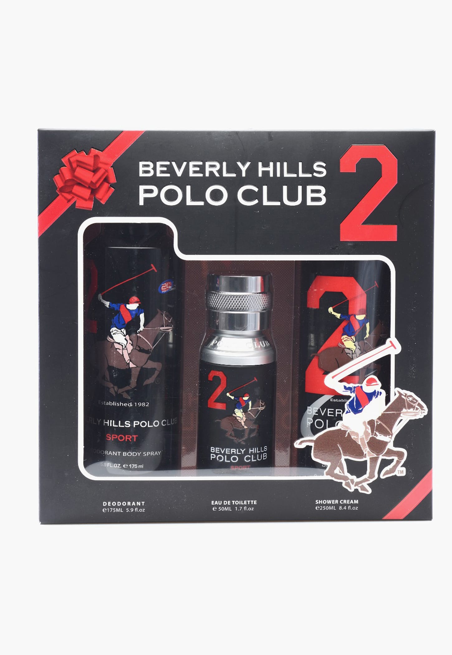 BEVERLY HILLS POLO CLUB Masstige Gift Pack - Deo EDT & Shower Cream-picture-13