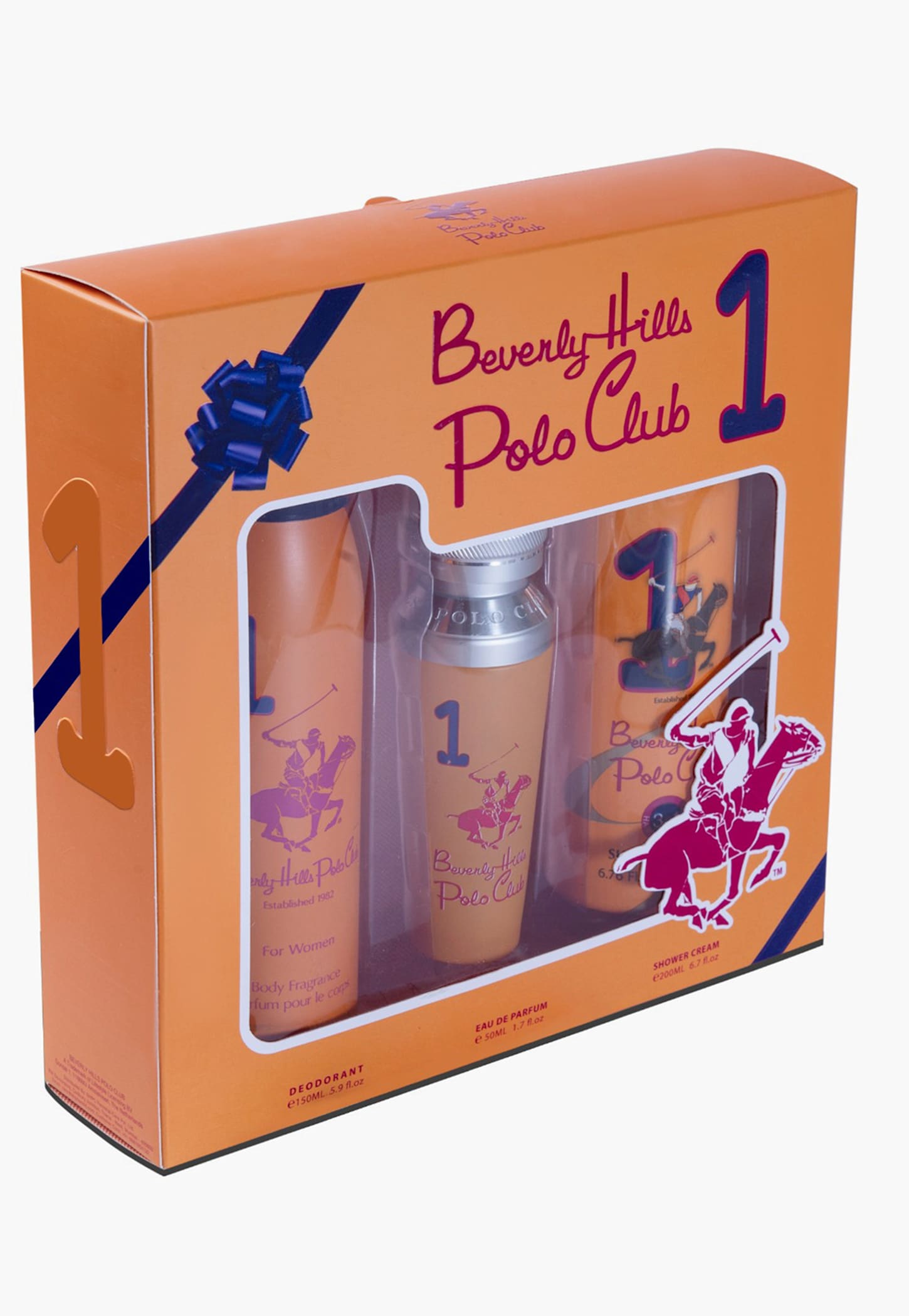 BEVERLY HILLS POLO CLUB Masstige Gift Pack - Deo EDT & Shower Cream-image-49