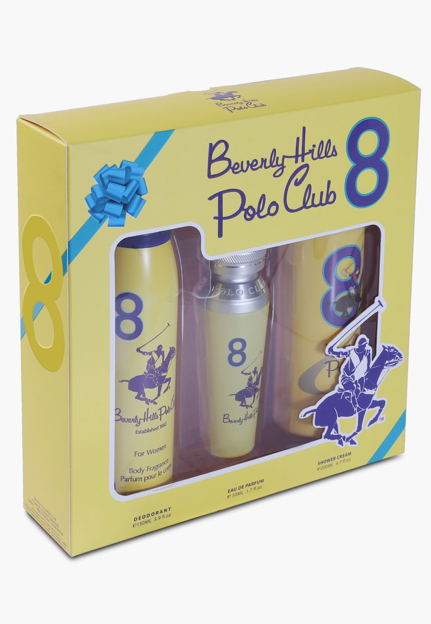BEVERLY HILLS POLO CLUB No.8 Gift Set - Pack of 3-picture-13