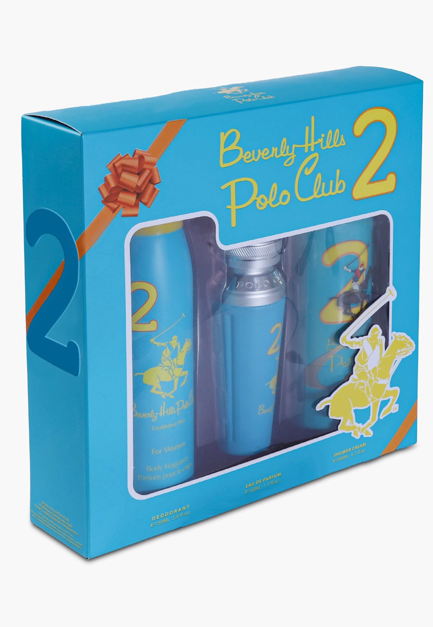 BEVERLY HILLS POLO CLUB Masstige Gift Pack - Deo EDT & Shower Cream-picture-13
