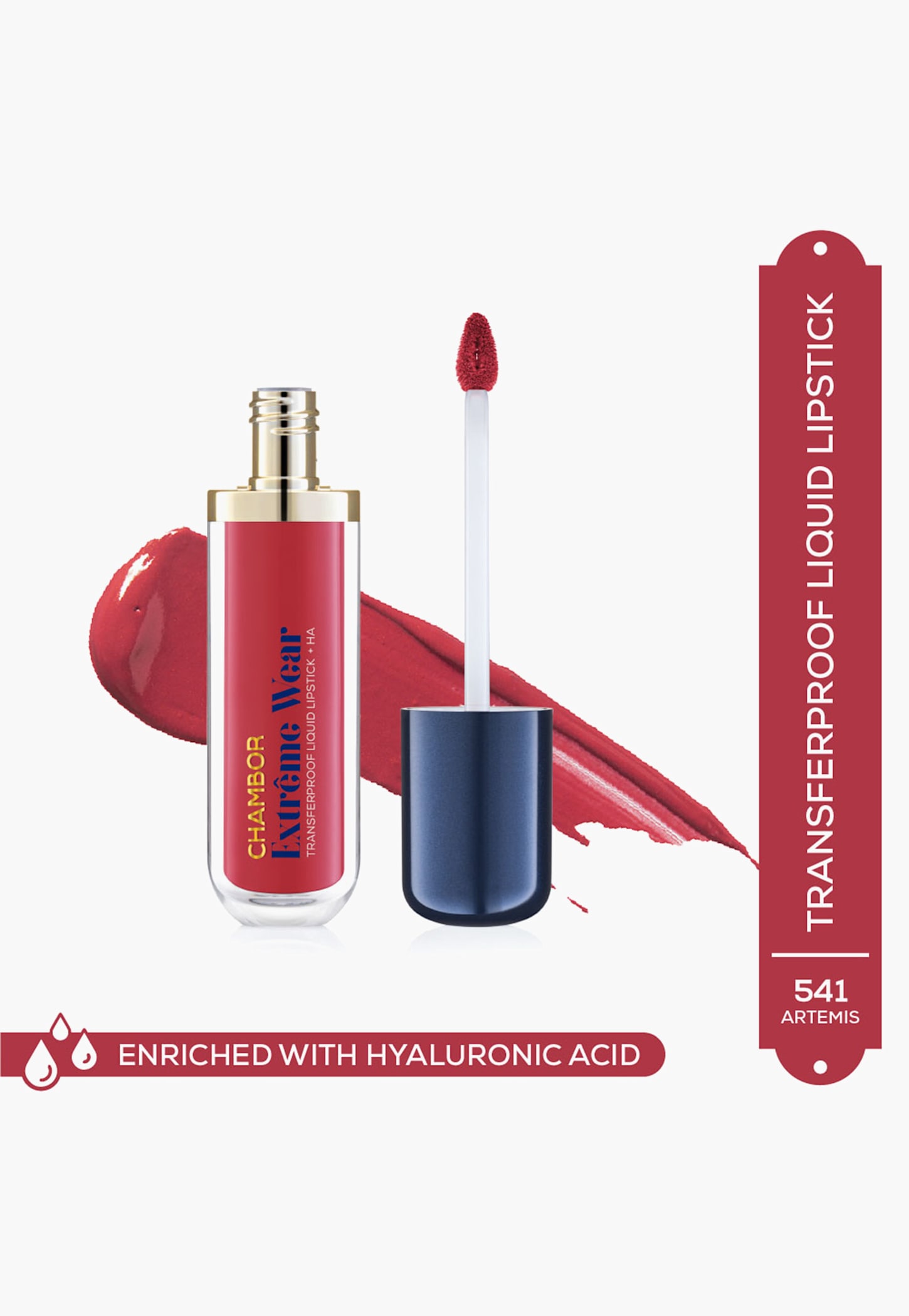 CHAMBOR Extreme Wear Transferproof Liquid Lipstick - 541 Artemis - 6ml-picture-0