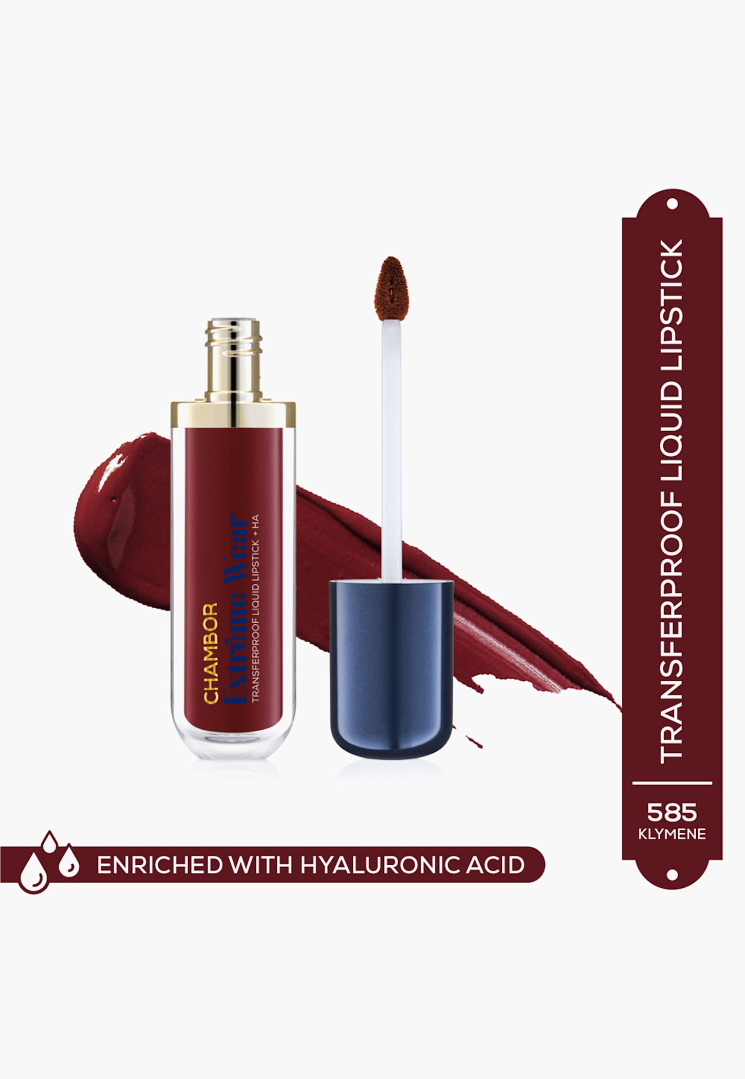 CHAMBOR Extreme Wear Transferproof Liquid Lipstick - 585 Klymene - 6ml-picture-11