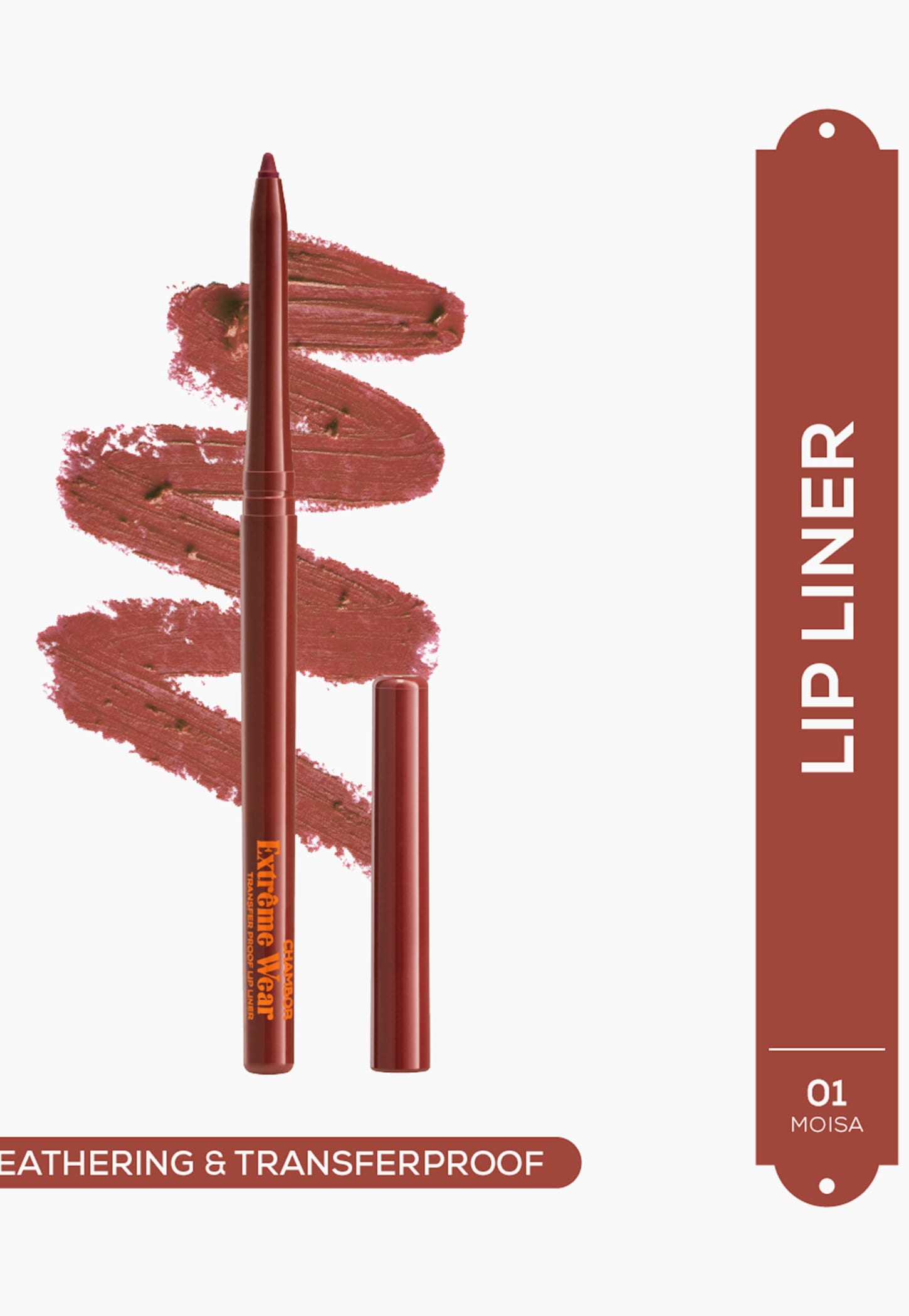 CHAMBOR Extreme Wear Transfer Proof Lip Liner - Moisa - 0.35g-image-48