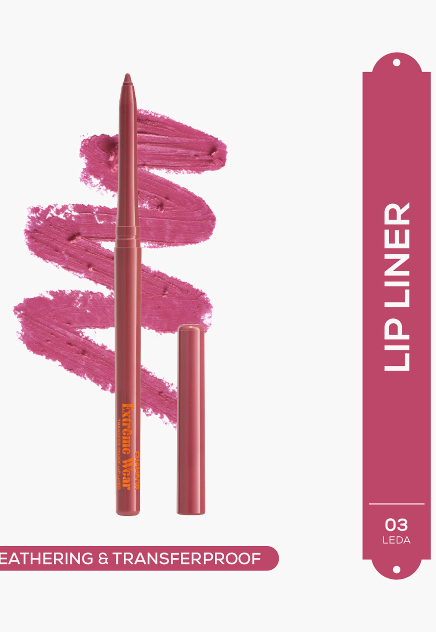 CHAMBOR Extreme Wear Transfer Proof Lip Liner - Leda - 0.35g-picture-32