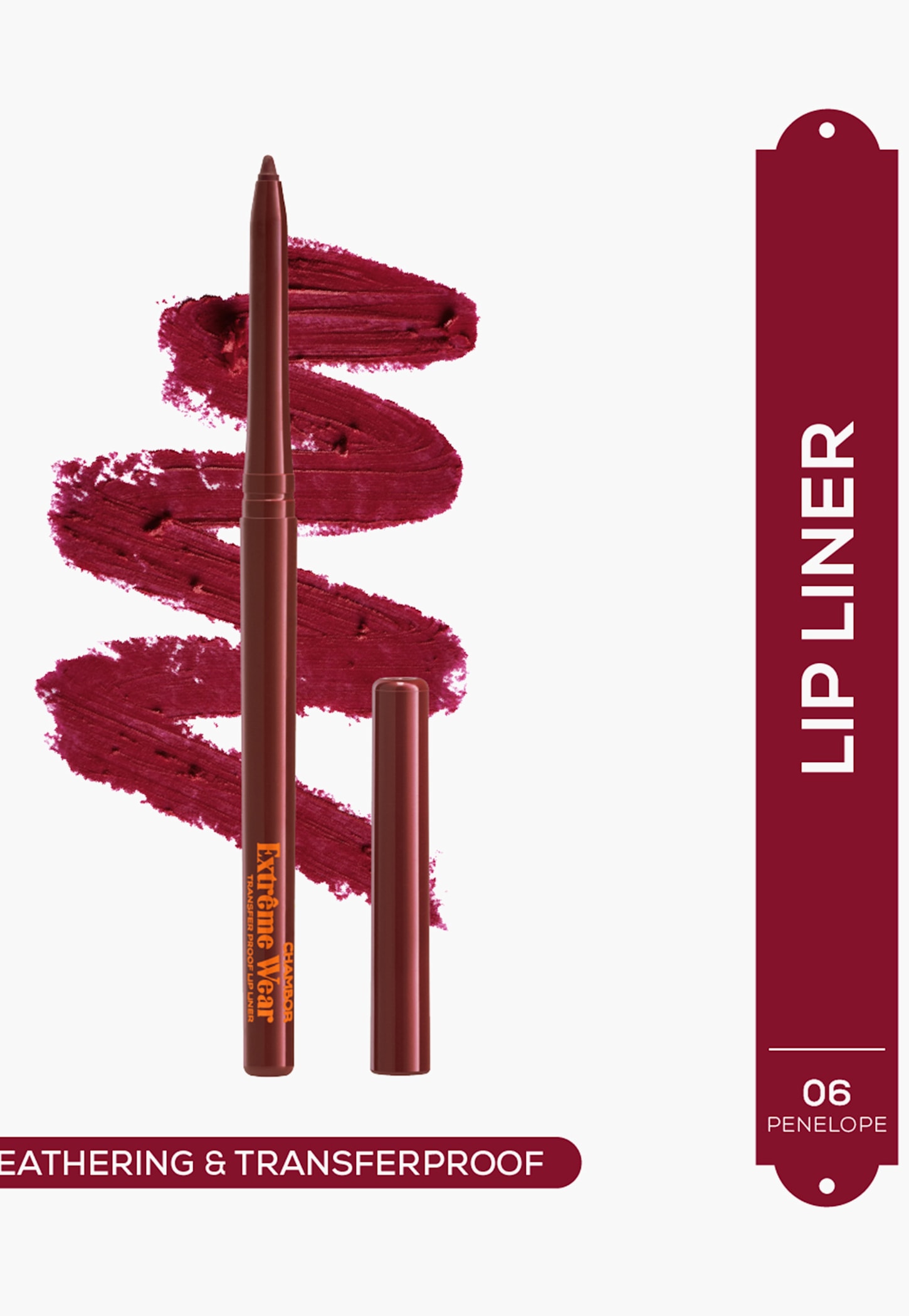 CHAMBOR Extreme Wear Transfer Proof Lip Liner - Penelope - 0.35g-picture-40