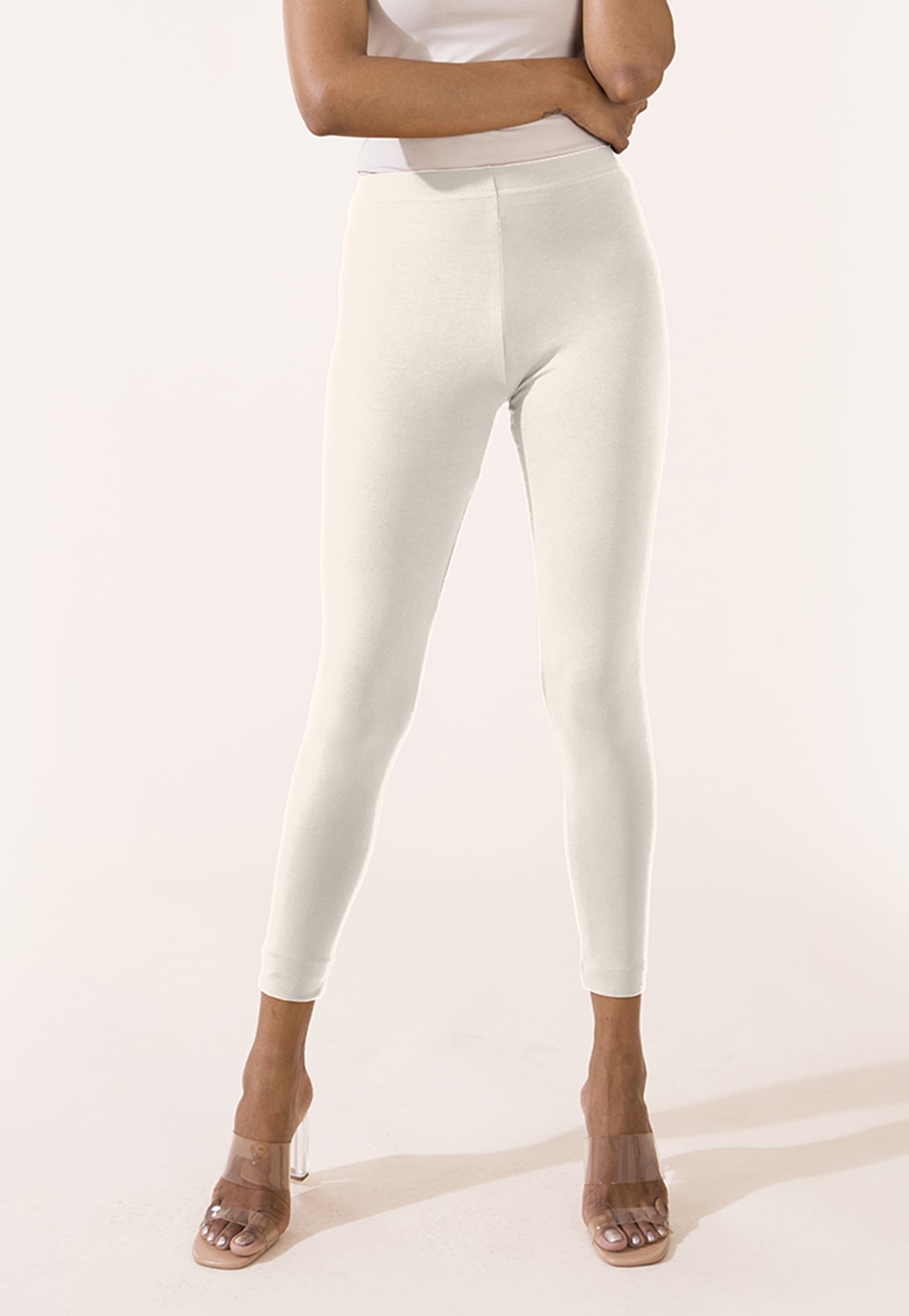 GO COLORS Women Solid Leggings-picture-40