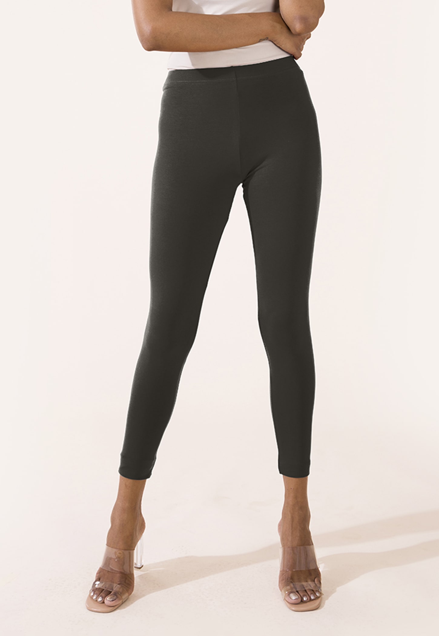 GO COLORS Women Solid Leggings-picture-43