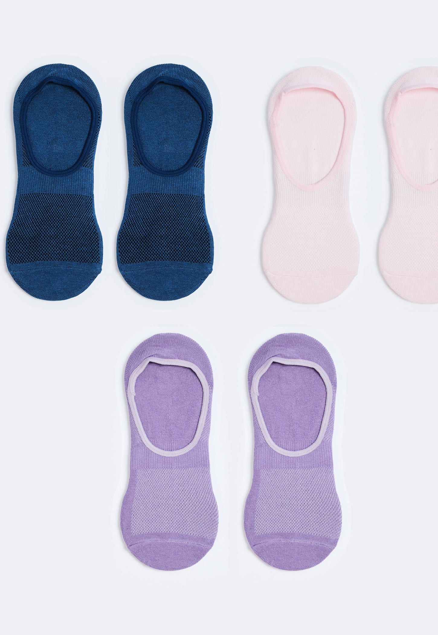 GINGER Women Assorted No-Show Socks - Pack of 3-picture-11