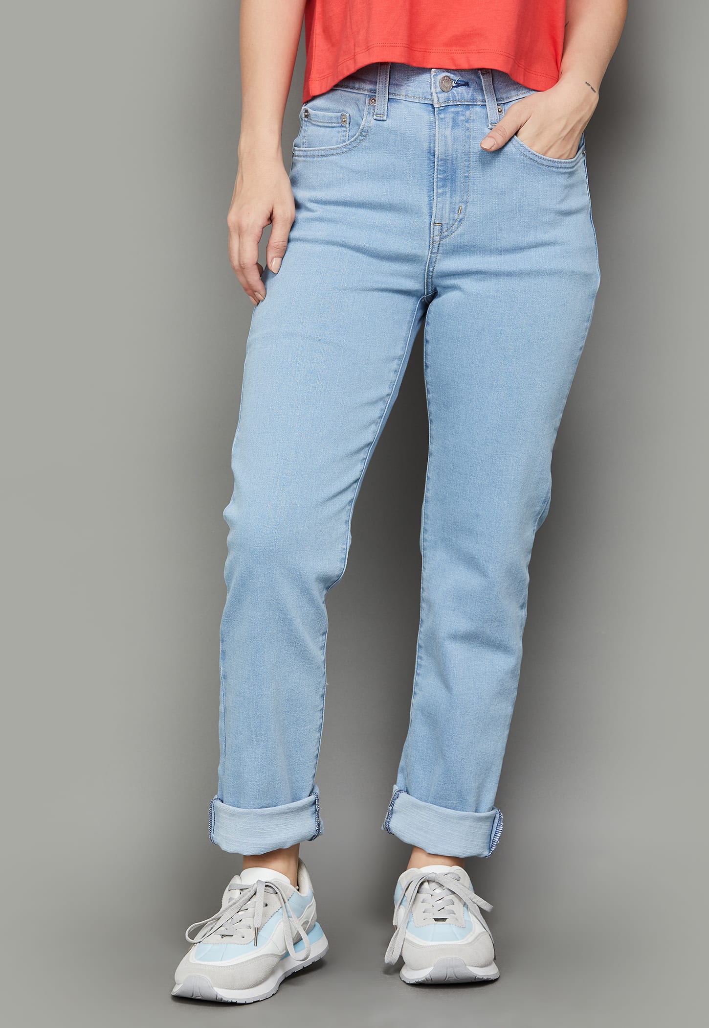 LEVI'S Washed Straight Fit Jeans-picture-46