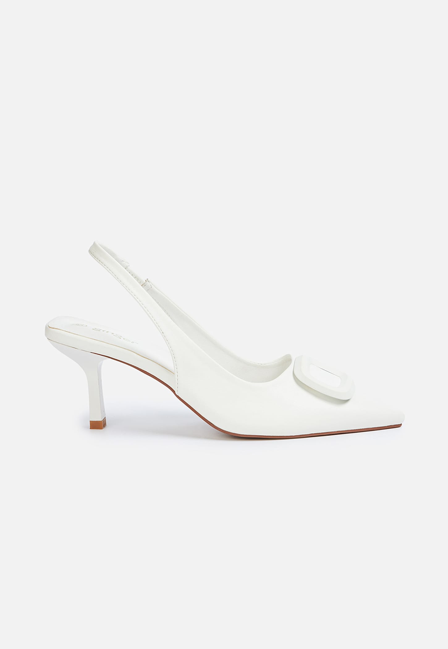 GINGER Slingback Pumps with Geometric Accent-picture-12