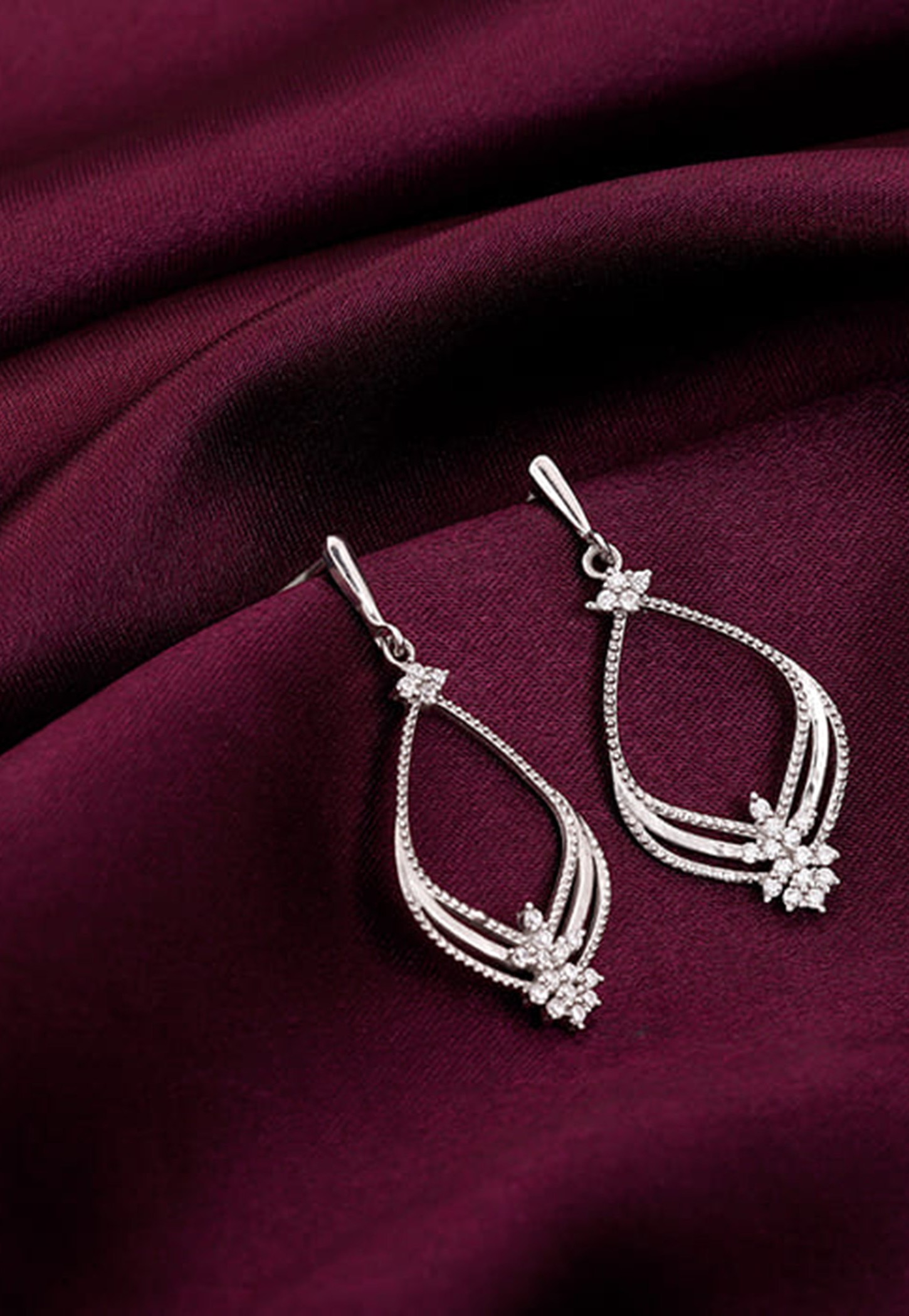 GIVA Sterling Silver Princess Drop Earrings-image-6