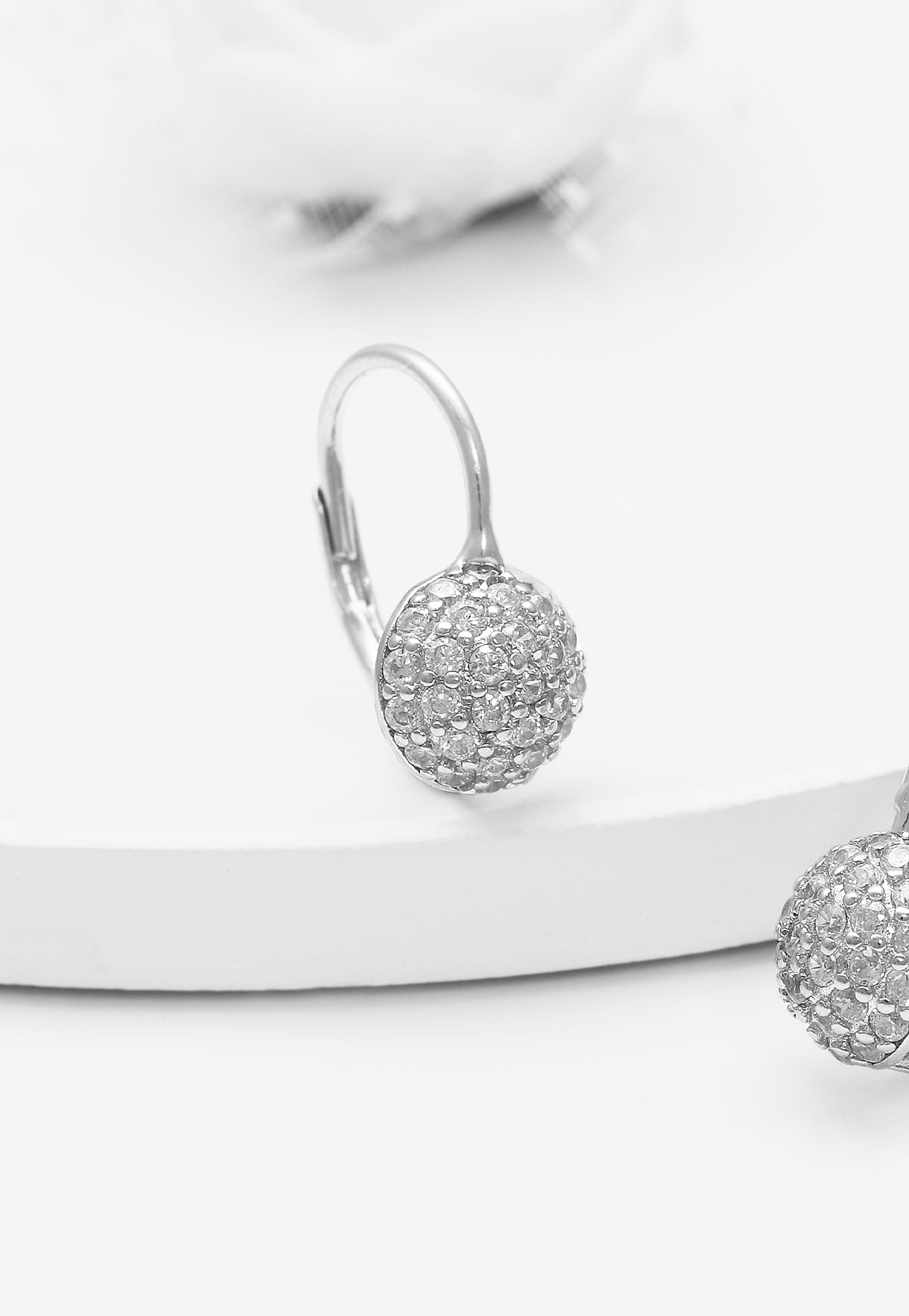 GIVA Sterling Silver Zircon Sparkle Drop Earrings-picture-30