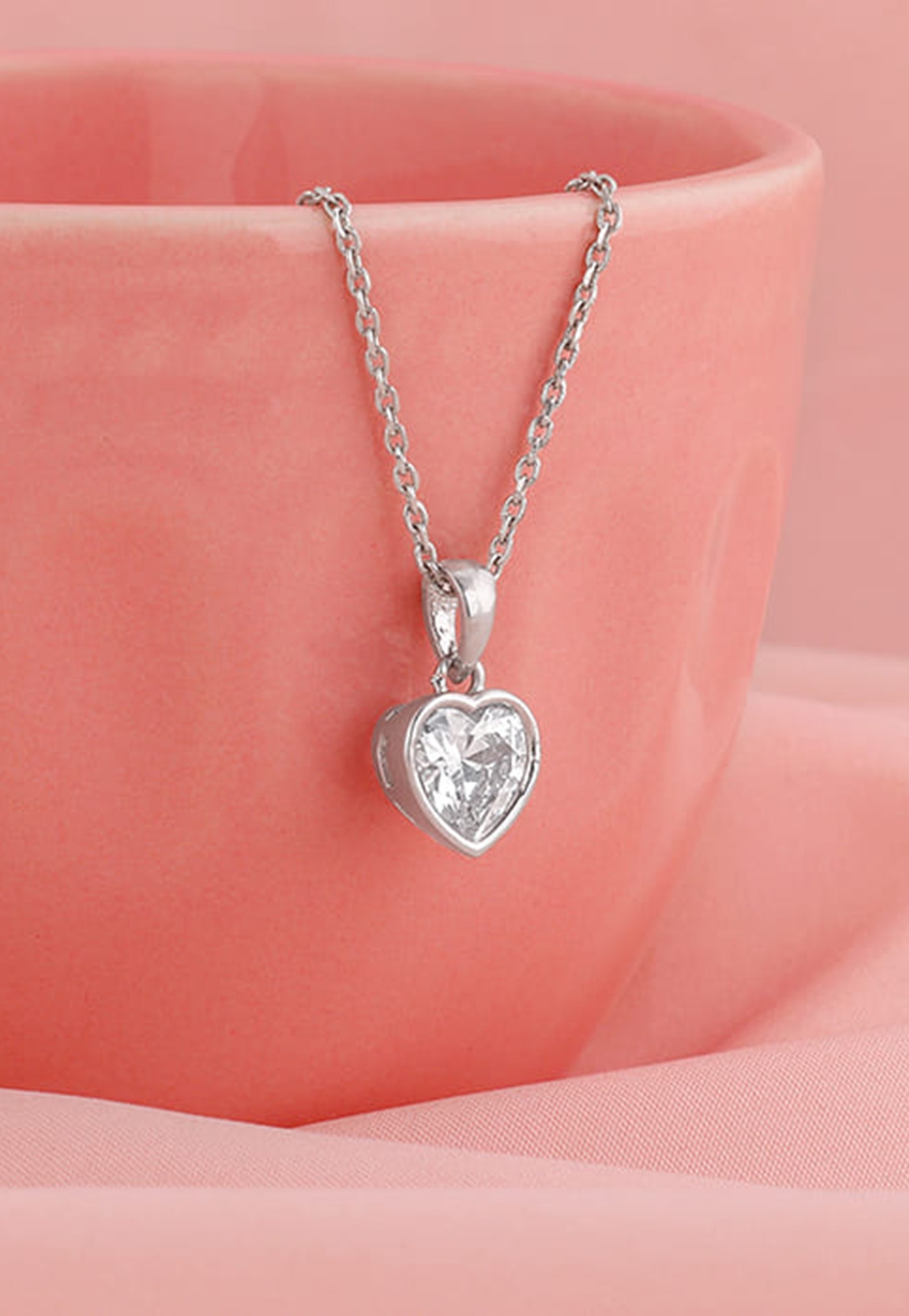 GIVA Sterling Silver Coeur Chain with Pendant-picture-26