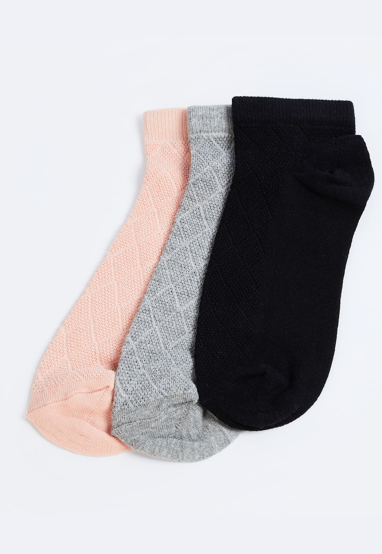 GINGER Women Knitted Ankle-Length Socks - Pack of 3-image-10