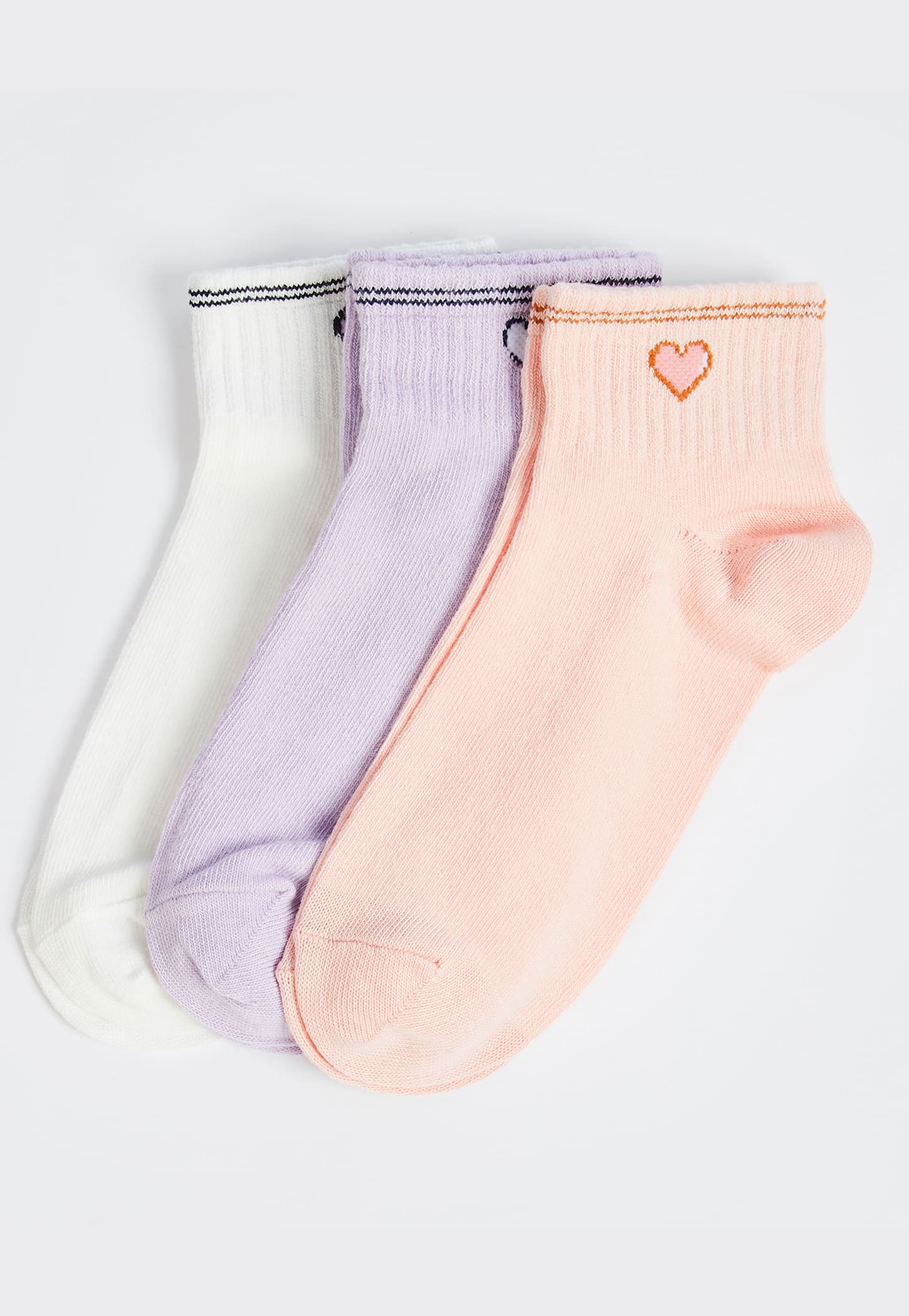 GINGER Women Printed Ankle Length Socks - Pack of 3-image-2