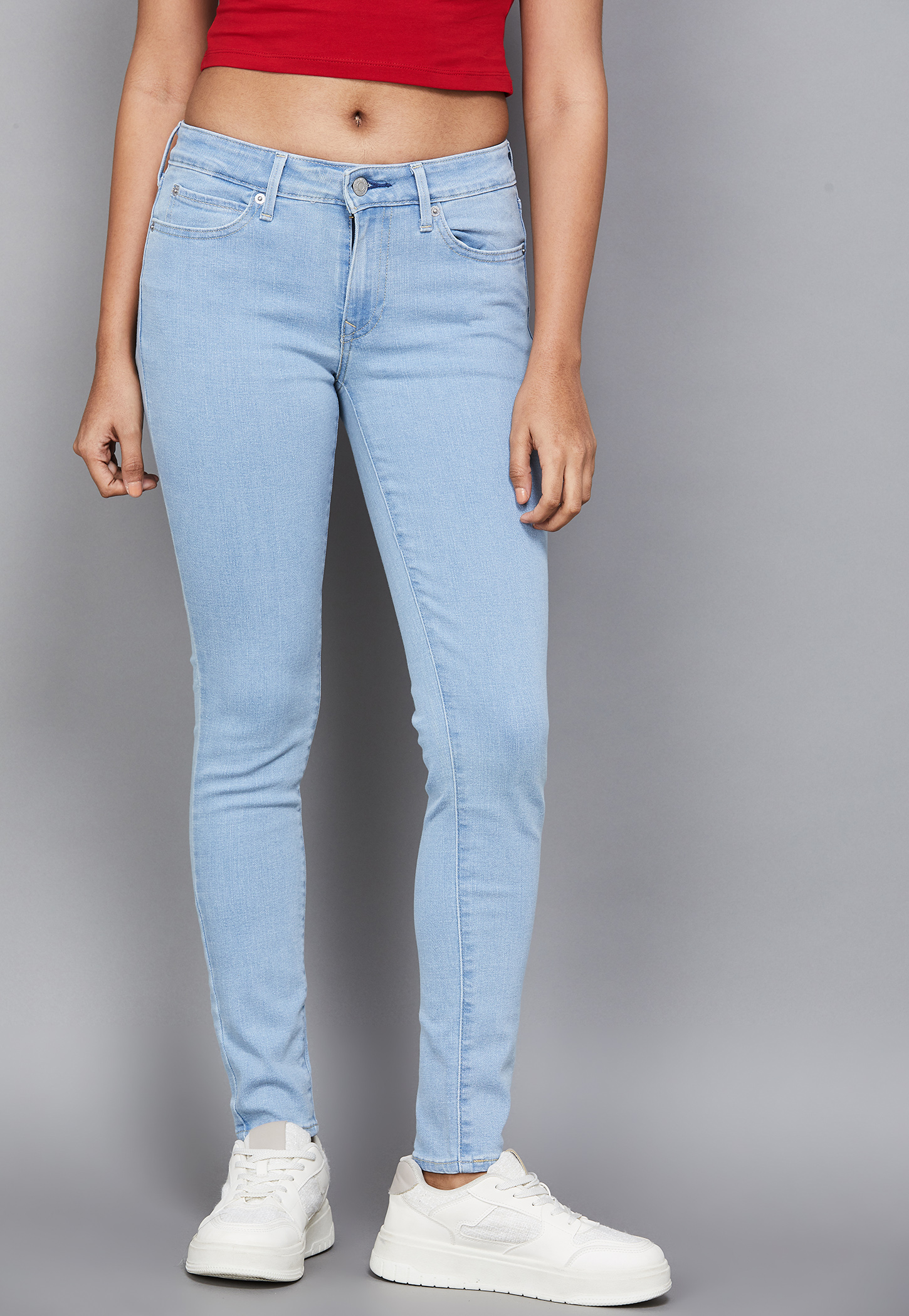 LEVI'S Washed Skinny Fit Jeans-image-15