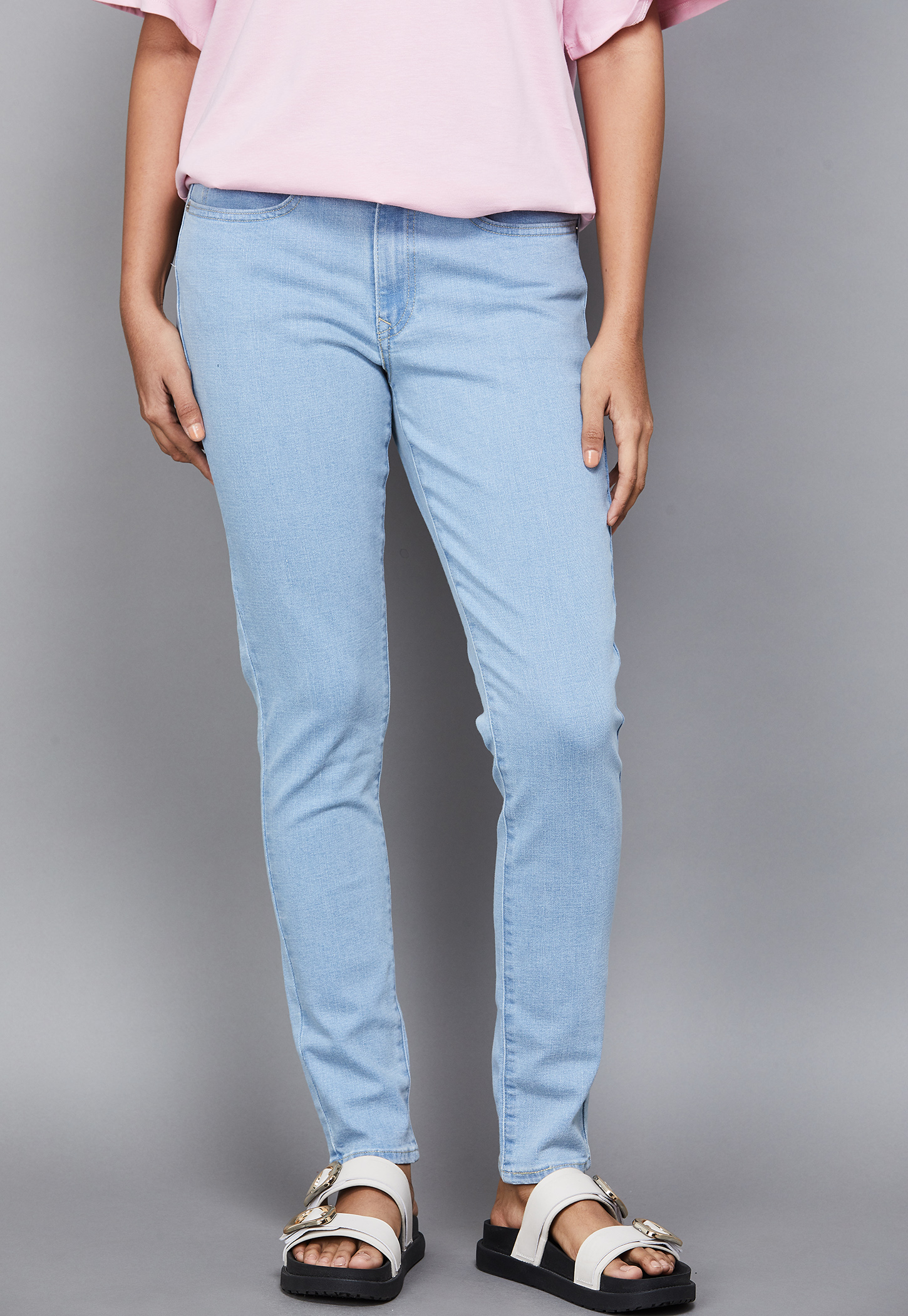 LEVI'S Solid Skinny Fit Jeans-image-16