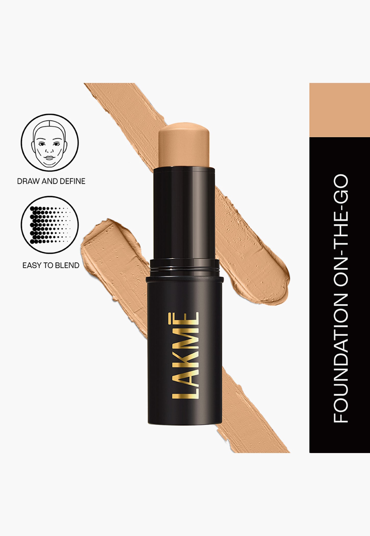 LAKME Facelift MultiSlayer Foundation Stick - Neutral Nude - 11g-image-14
