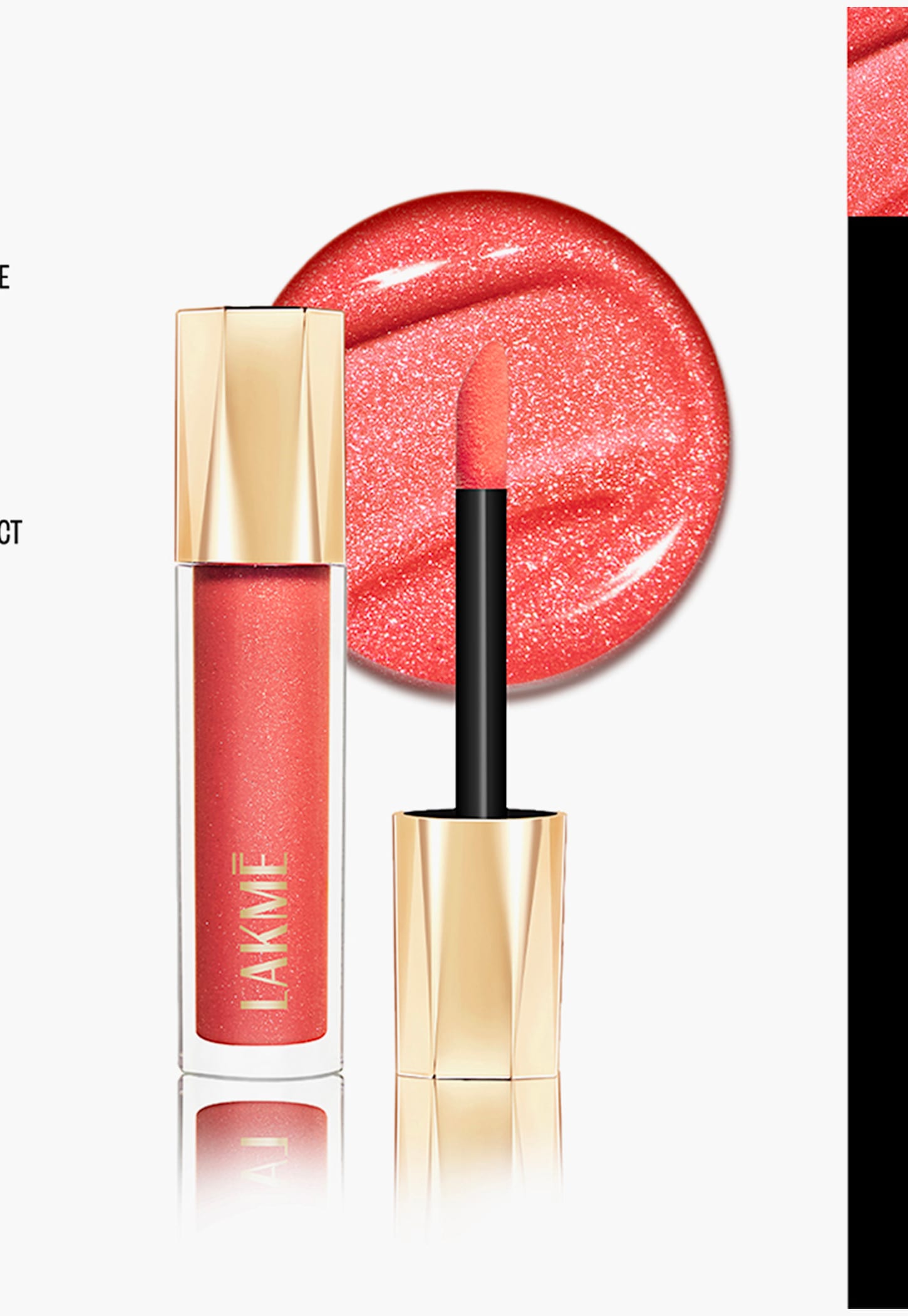 LAKME Glitterati Lip Glaze - 202 Peach Punch - 5ml-picture-53