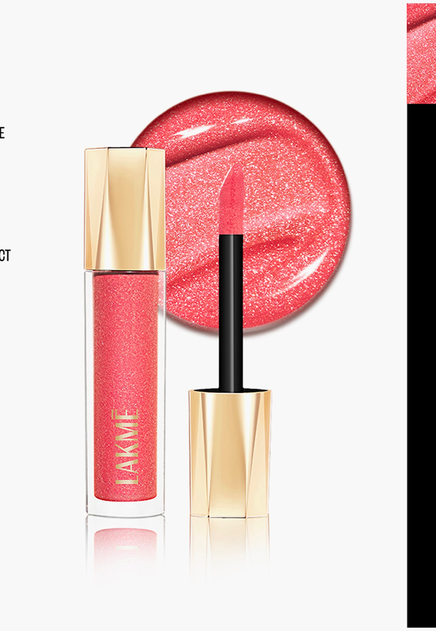 LAKME Glitterati Lip Glaze - 204 Frosted Rose - 5ml-picture-13